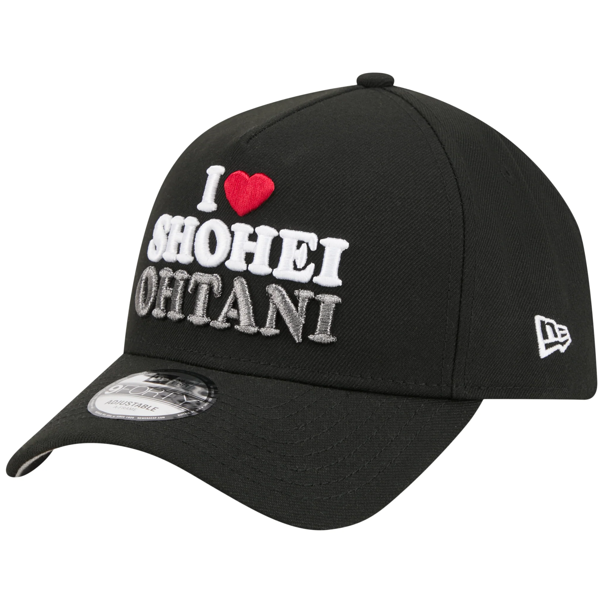 Los Angeles Dodgers Los Angeles Crown the City - I Love Shohei - Black/Black New Era 9FORTY - Image 4
