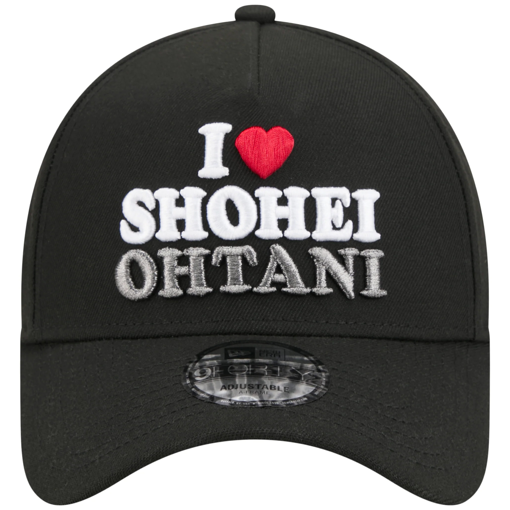 Los Angeles Dodgers Los Angeles Crown the City - I Love Shohei - Black/Black New Era 9FORTY - Image 5