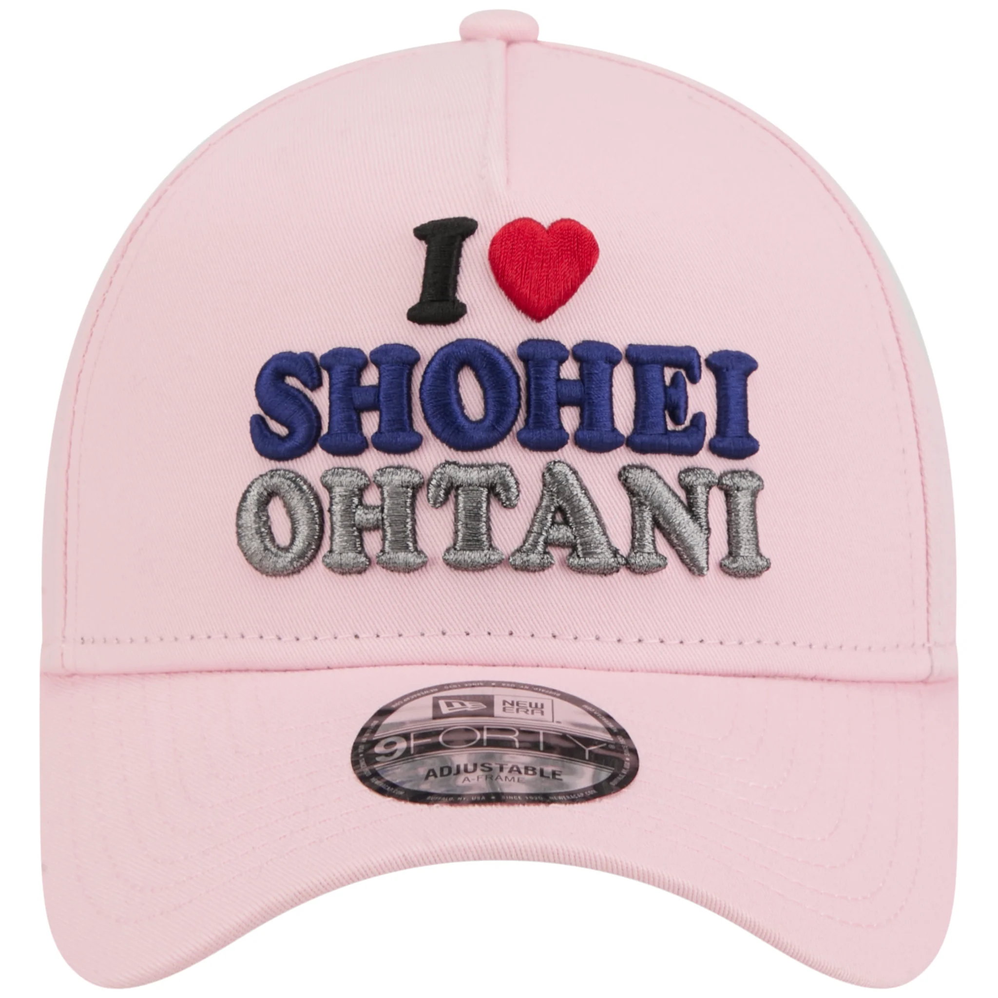 Los Angeles Dodgers Los Angeles Crown the City - I Love Shohei - Pink/Pink New Era 9FORTY - Image 5
