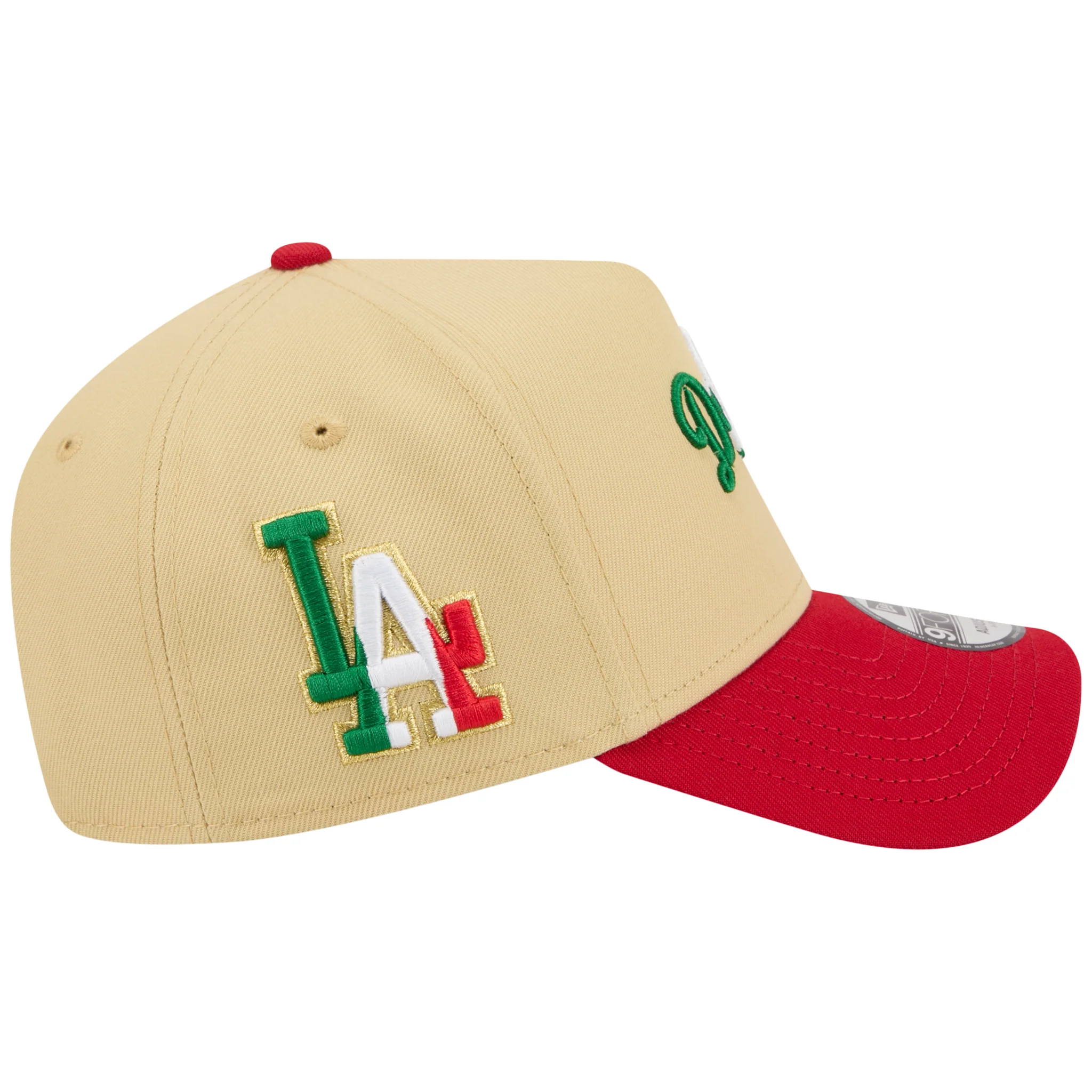 Los Angeles Dodgers Los Angeles Crown the City - MEX Script - Gold/Red New Era 9FORTY - Image 3