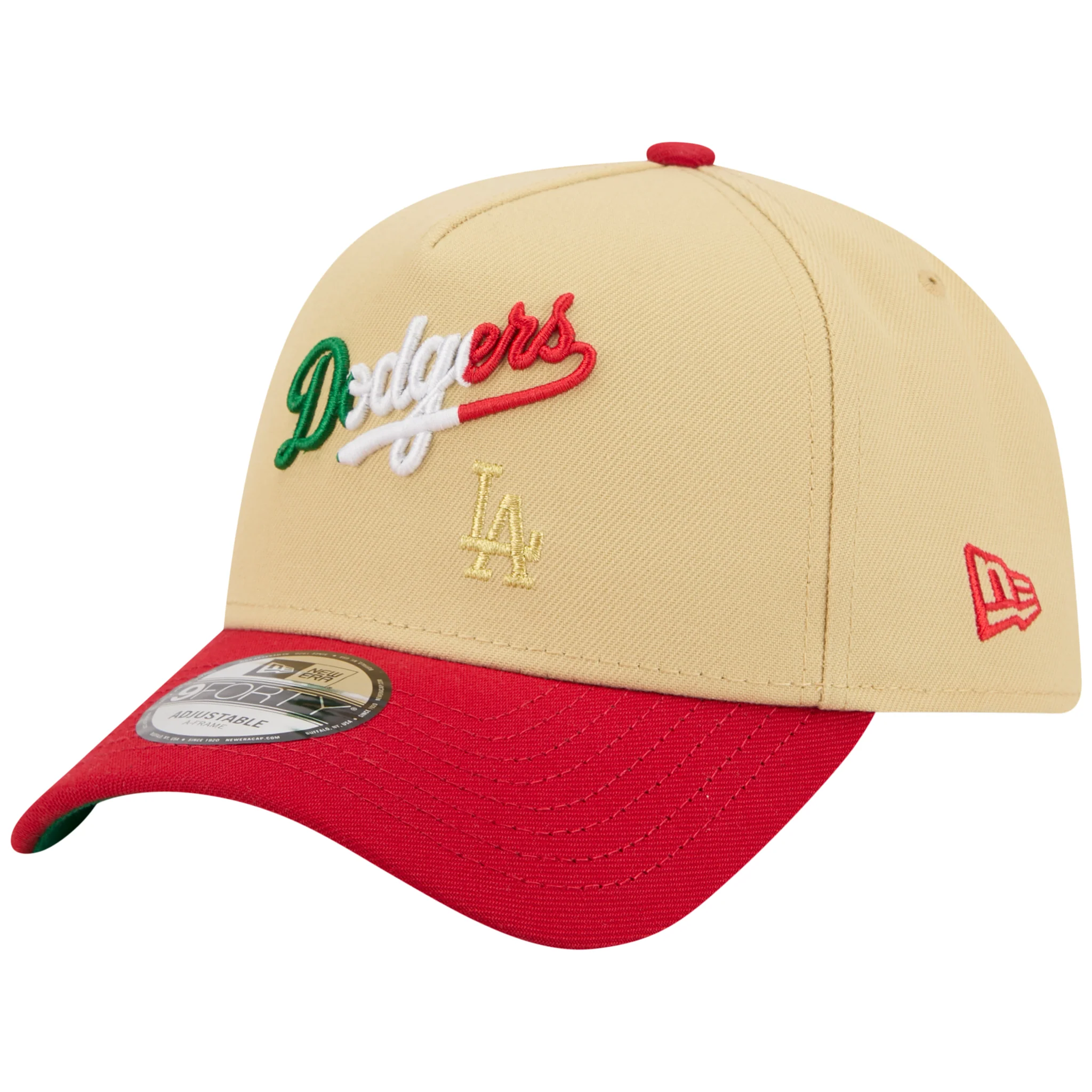 Los Angeles Dodgers Los Angeles Crown the City - MEX Script - Gold/Red New Era 9FORTY - Image 4