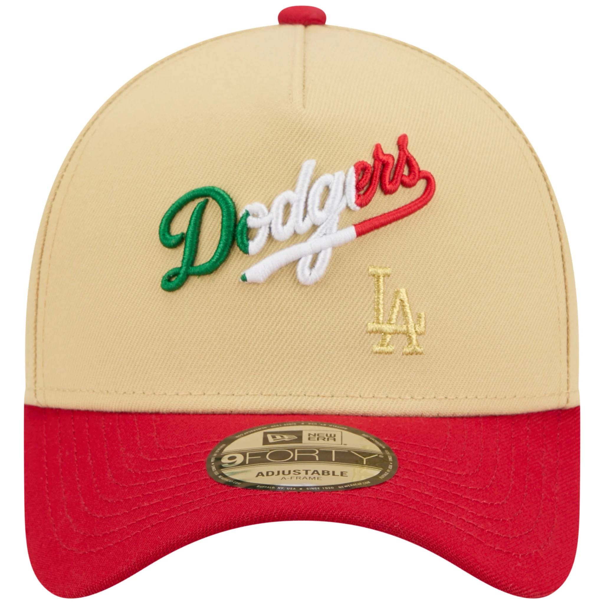 Los Angeles Dodgers Los Angeles Crown the City - MEX Script - Gold/Red New Era 9FORTY - Image 5