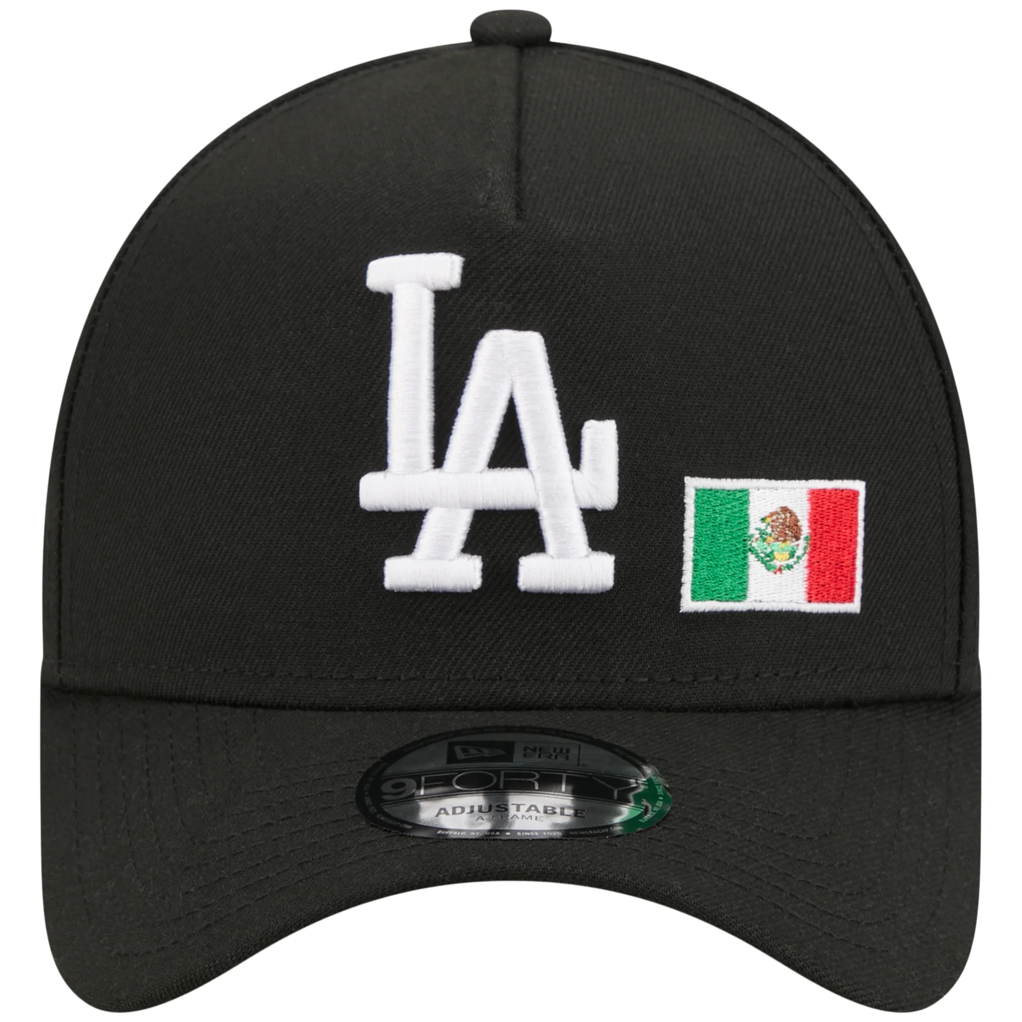 Los Angeles Dodgers Los Angeles Crown the City - MX Flag - Black/Black New Era 9FORTY - Image 5