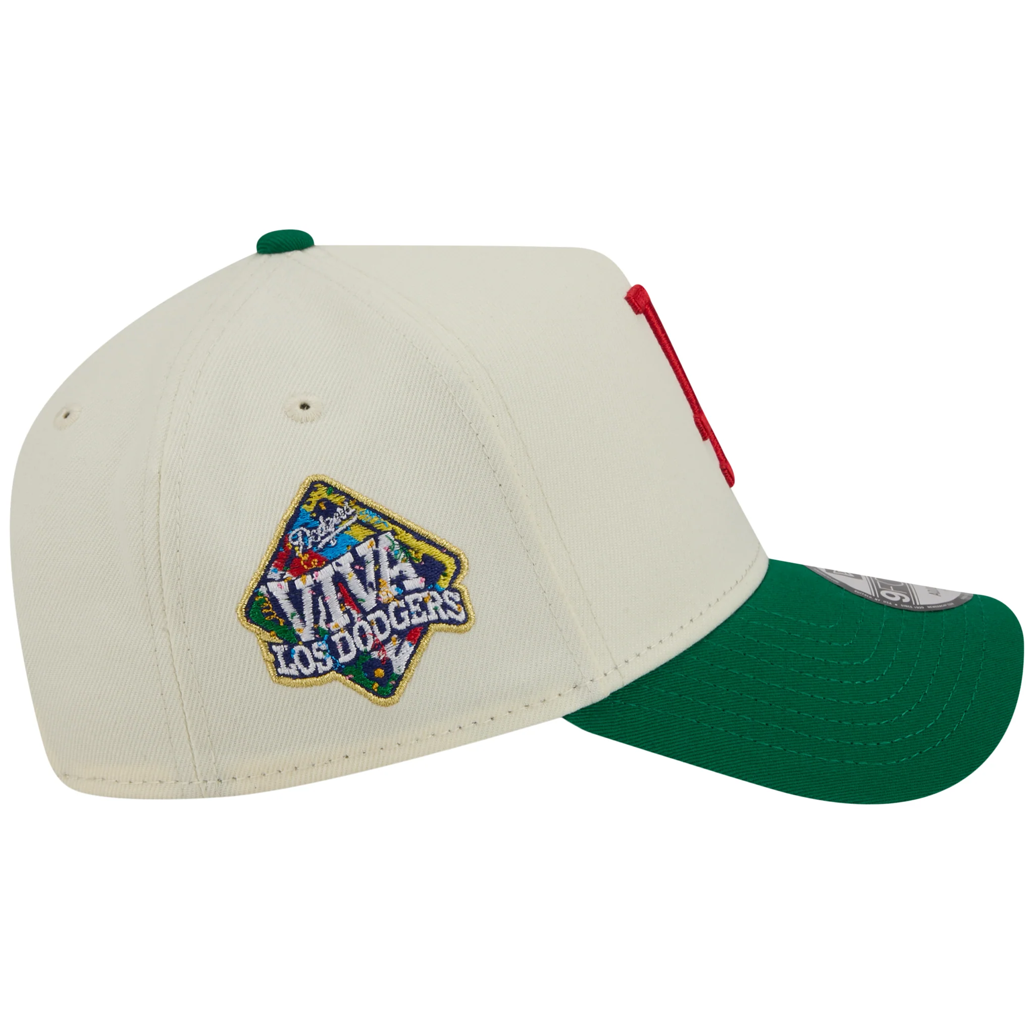 Los Angeles Dodgers Los Angeles Crown the City - MX Flag - Chrome/Green New Era 9FORTY - Image 3