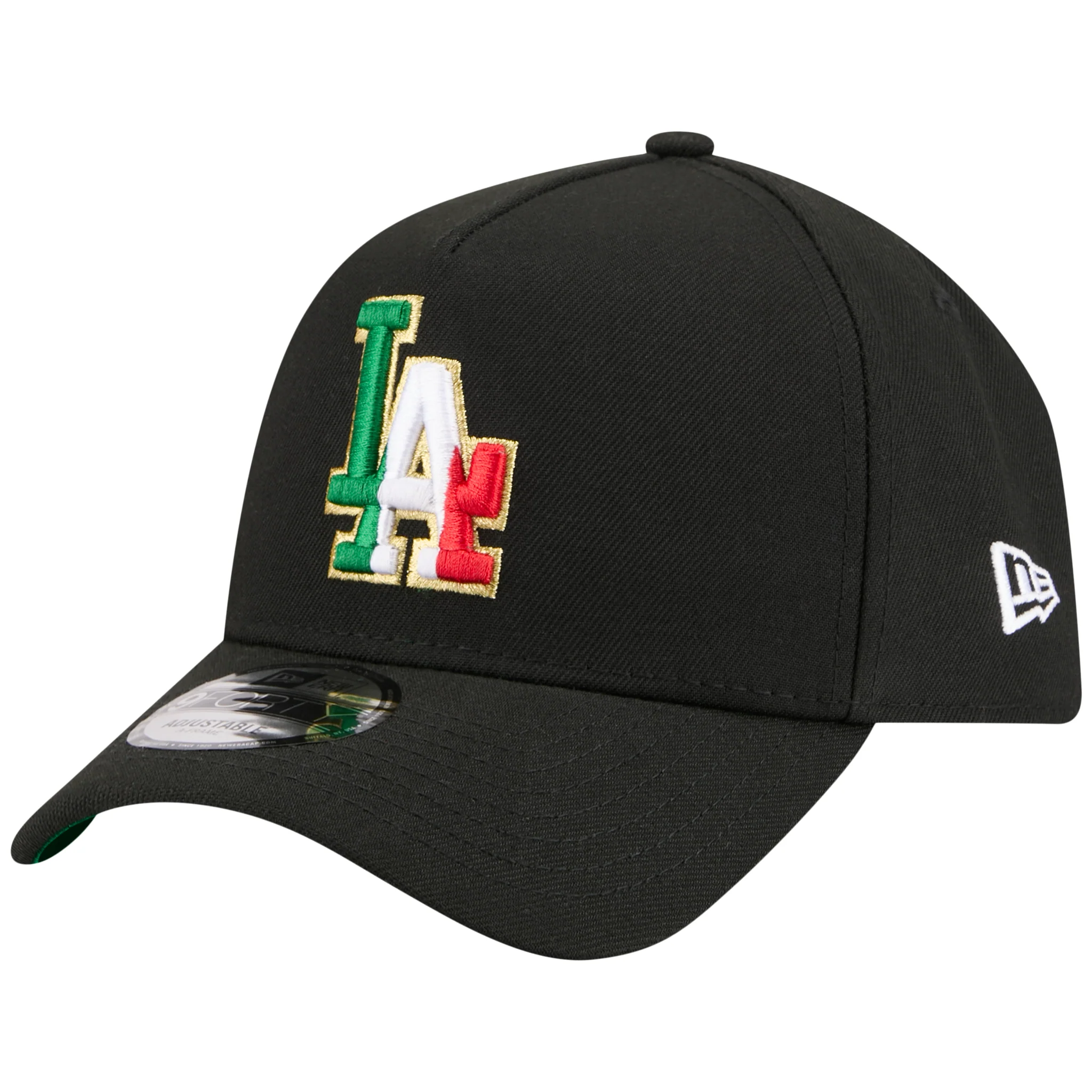 Los Angeles Dodgers Los Angeles Crown the City - MX Flag Fill - Black/Black New Era 9FORTY - Image 4