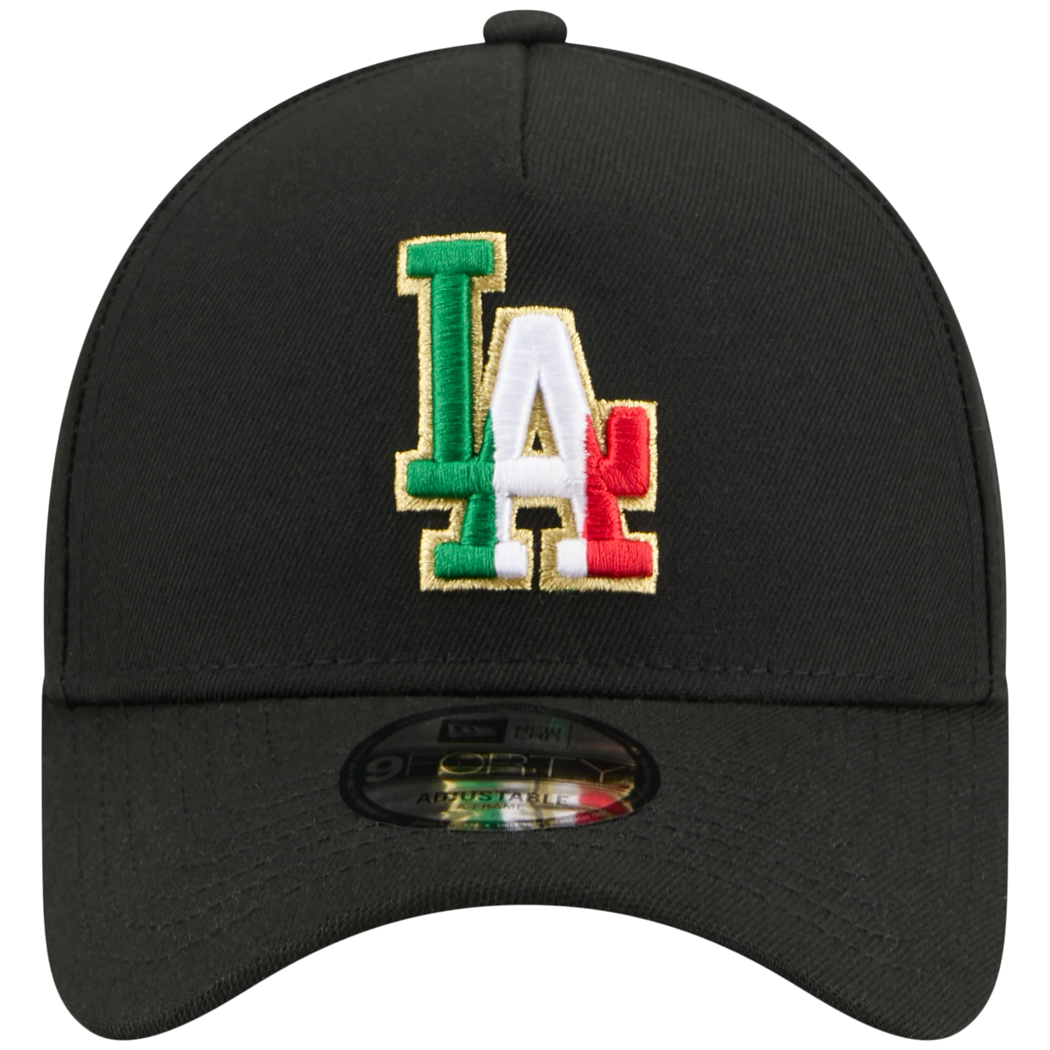 Los Angeles Dodgers Los Angeles Crown the City - MX Flag Fill - Black/Black New Era 9FORTY - Image 5