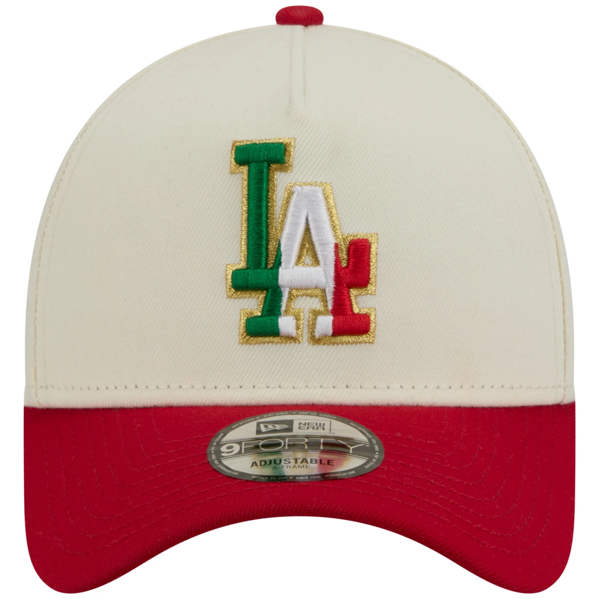 Los Angeles Dodgers Los Angeles Crown the City - MX Flag Fill - Chrome/Red New Era 9FORTY - Image 5