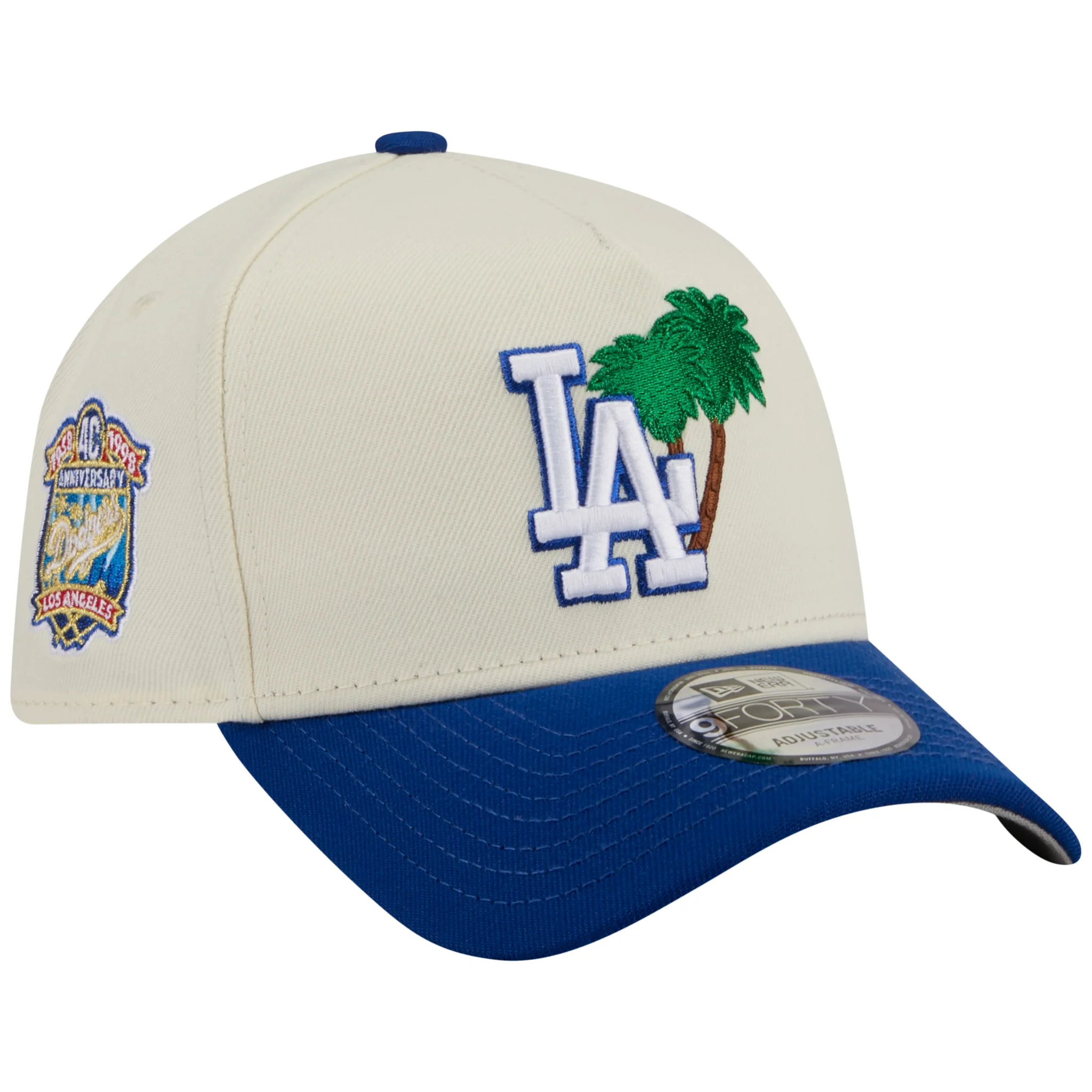 Los Angeles Dodgers Los Angeles Crown the City - Palm - Chrome/Royal New Era 9FORTY