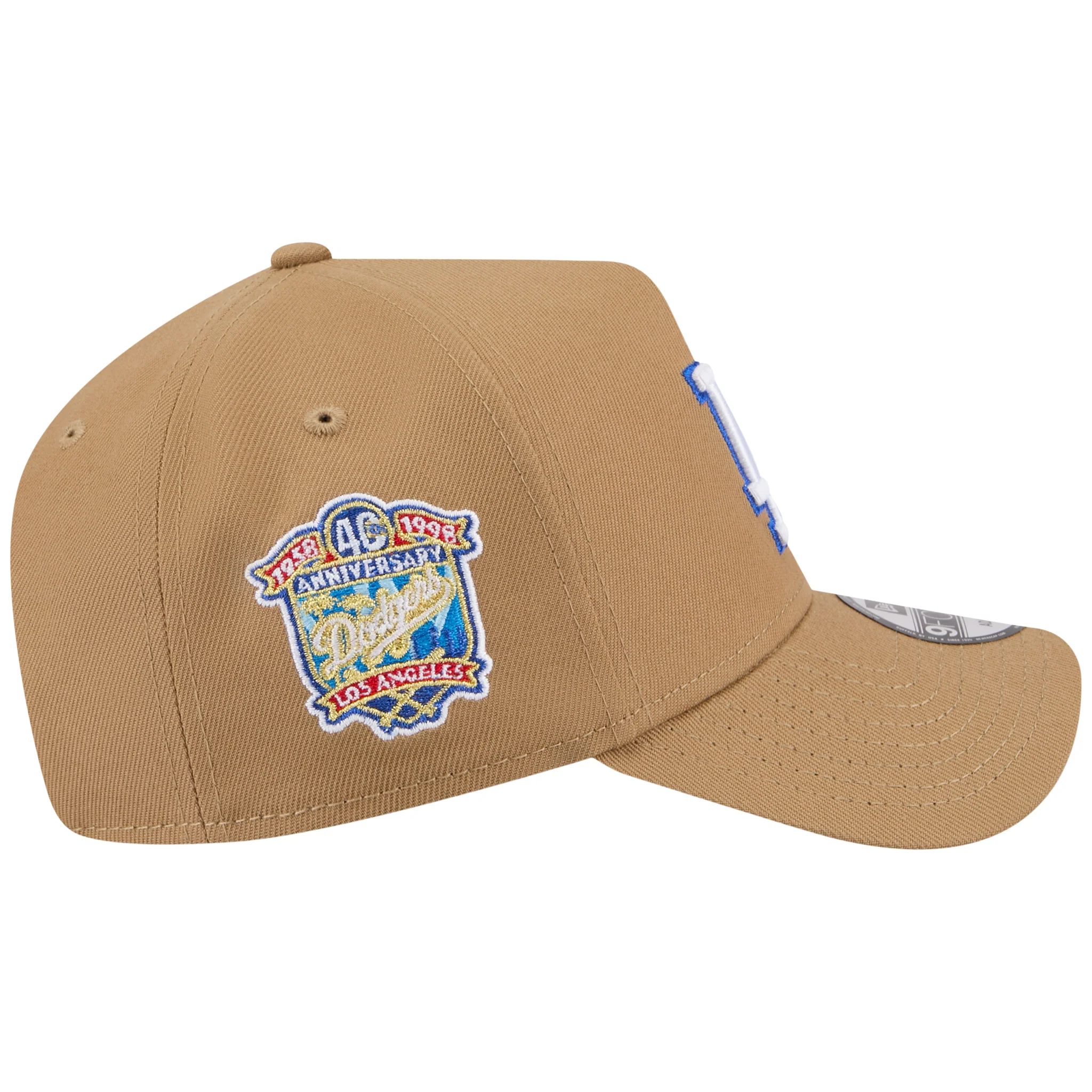 Los Angeles Dodgers Los Angeles Crown the City - Palm - Khaki/Khaki New Era 9FORTY - Image 3