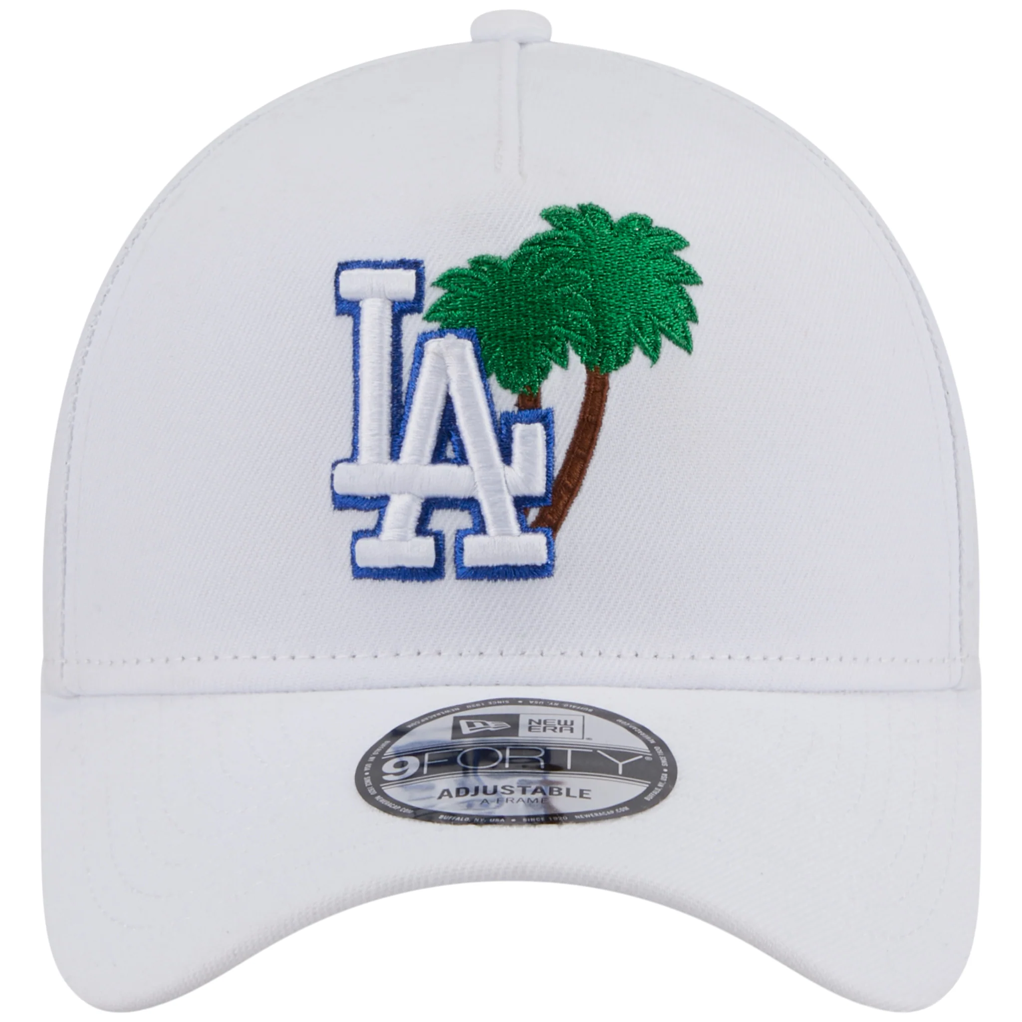 Los Angeles Dodgers Los Angeles Crown the City - Palm - White/White New Era 9FORTY - Image 5