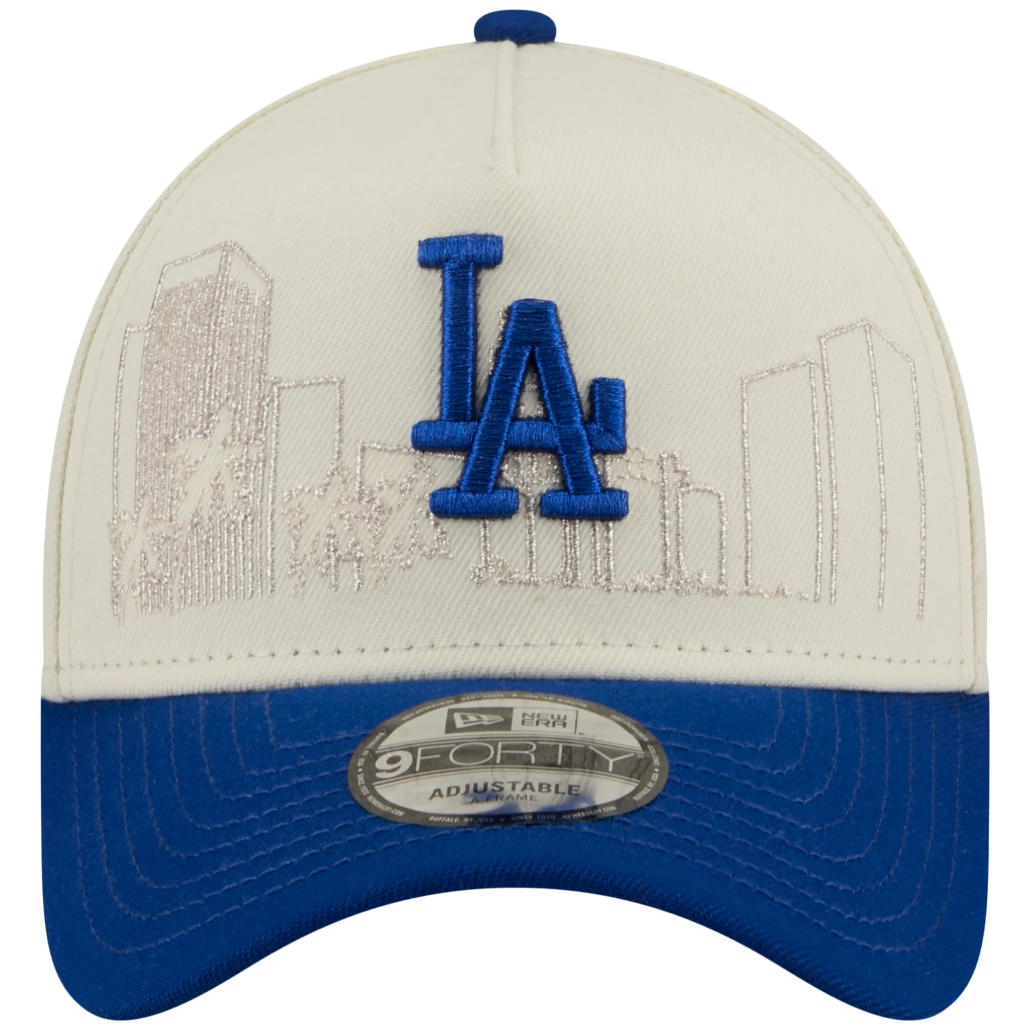 Los Angeles Dodgers Los Angeles Crown the City - Skyline - Chrome/Royal New Era 9FORTY - Image 5