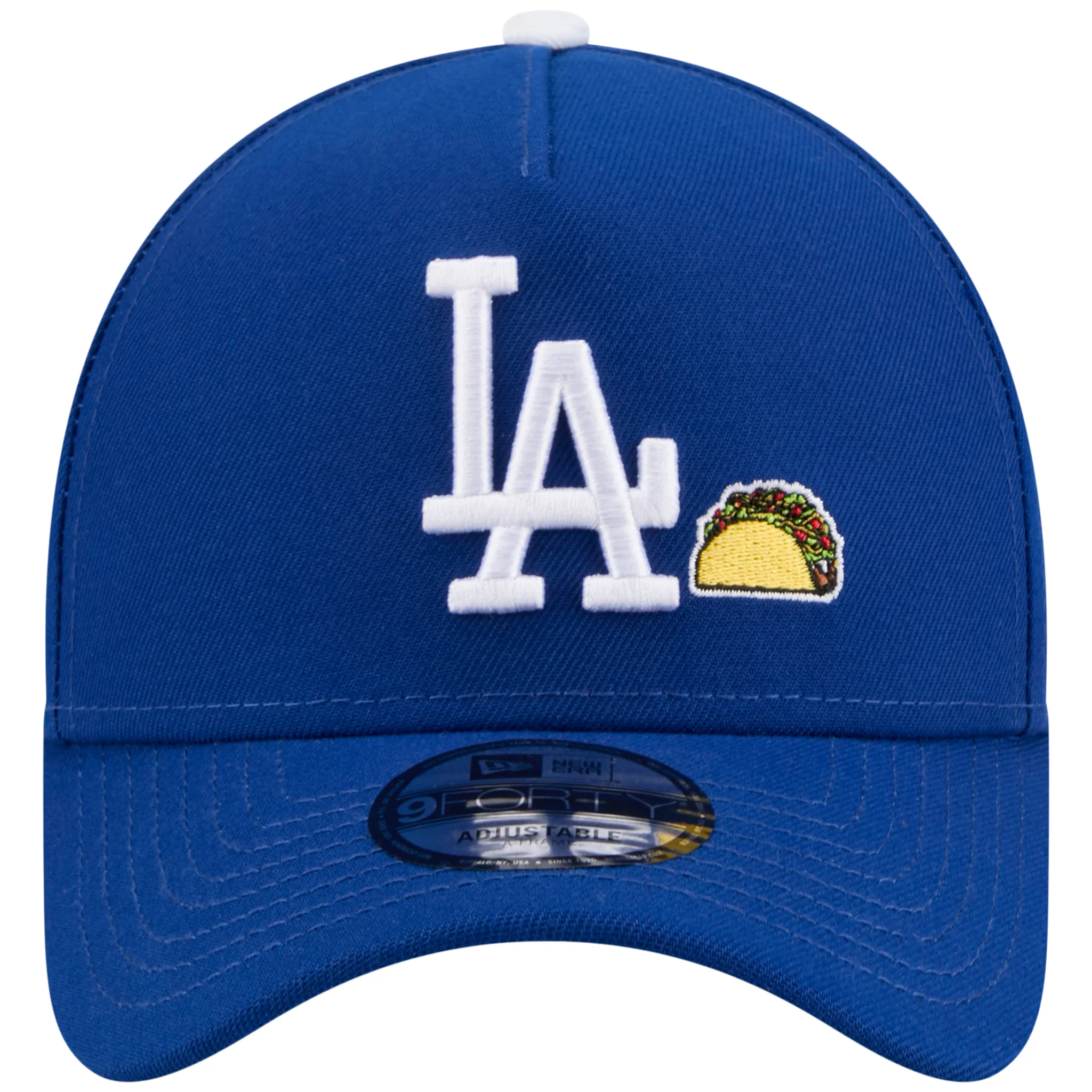 Los Angeles Dodgers Los Angeles Crown the City - Taco - Royal/Royal New Era 9FORTY - Image 5