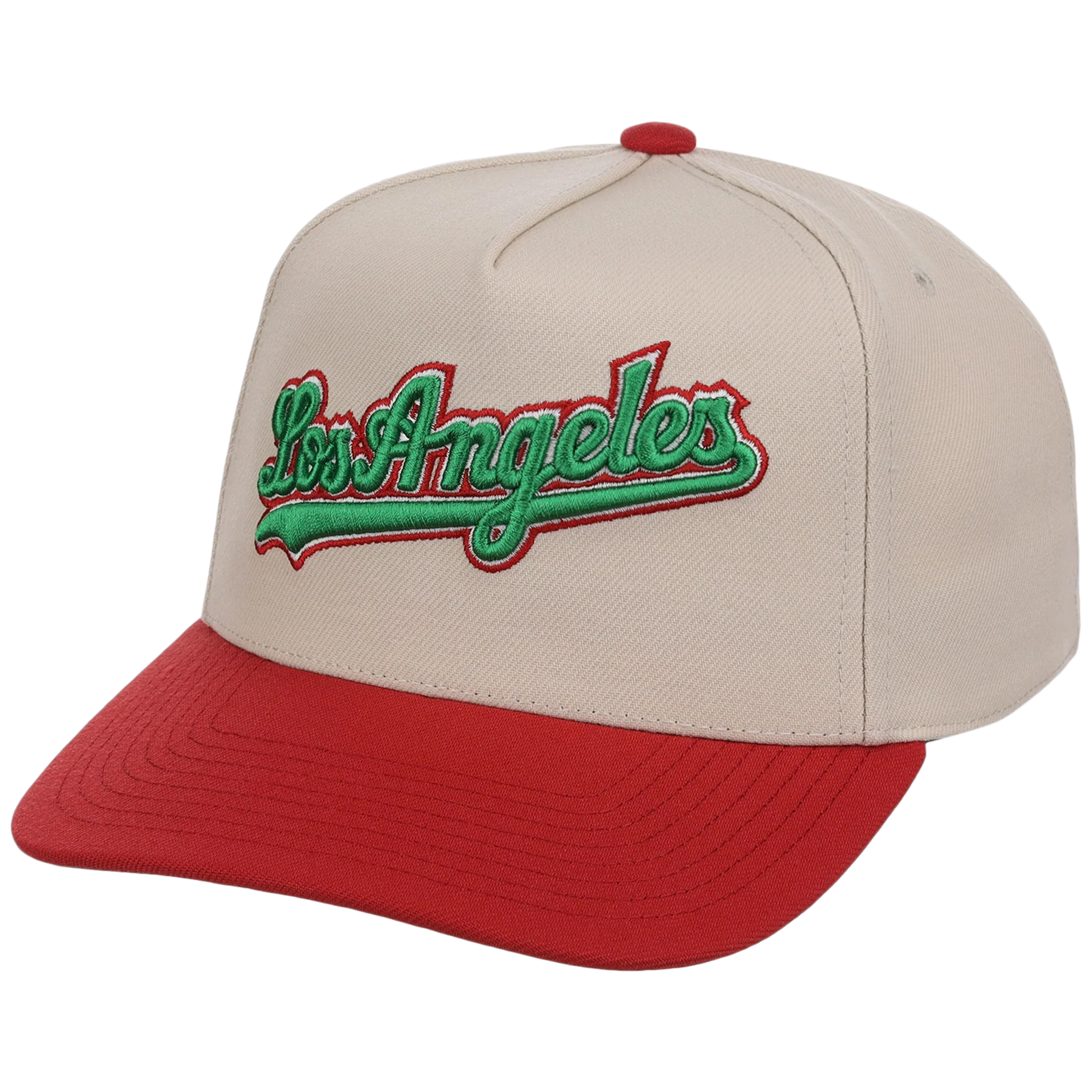 Los Angeles Dodgers Mitchell & Ness MLB 'Era Flip' Heritage Series Pro Pinch - Cream/Red - Image 4