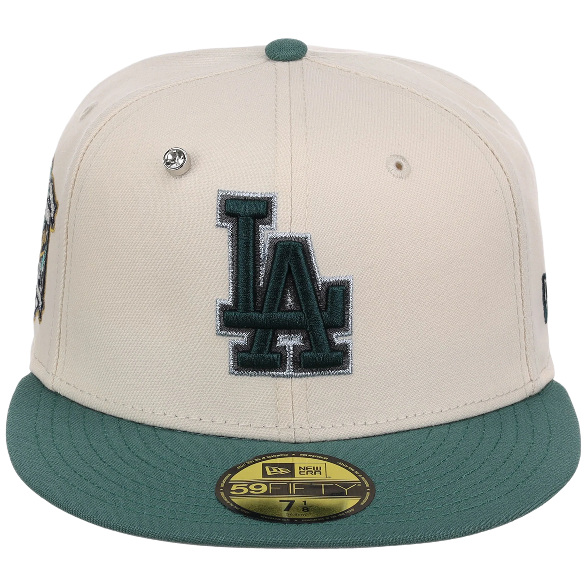 Los Angeles Dodgers MLB Cream Lichen New Era 59FIFTY - Image 5