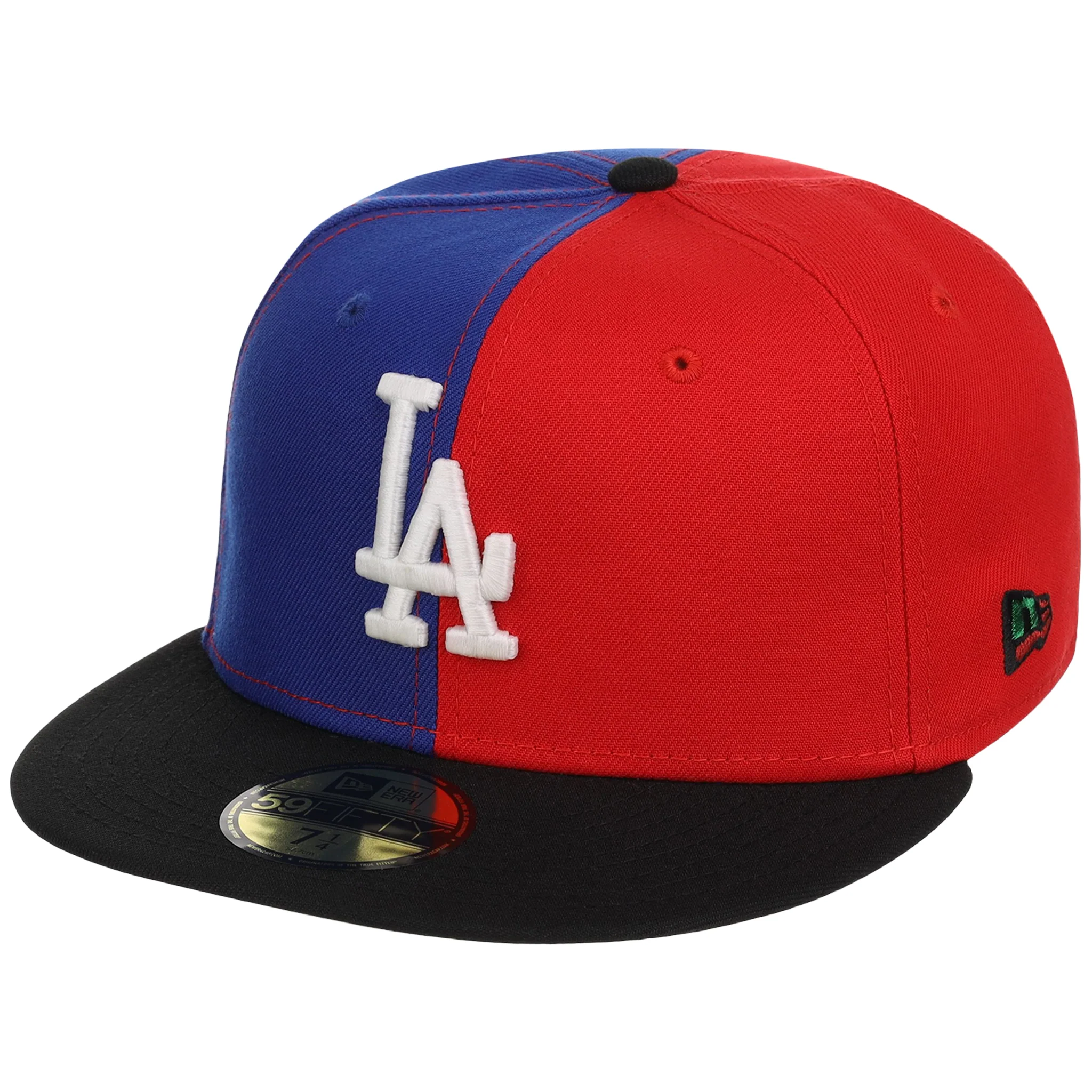 Los Angeles Dodgers MLB 'Paint the City Pink' New Era 59FIFTY - Red & Blue - Image 4