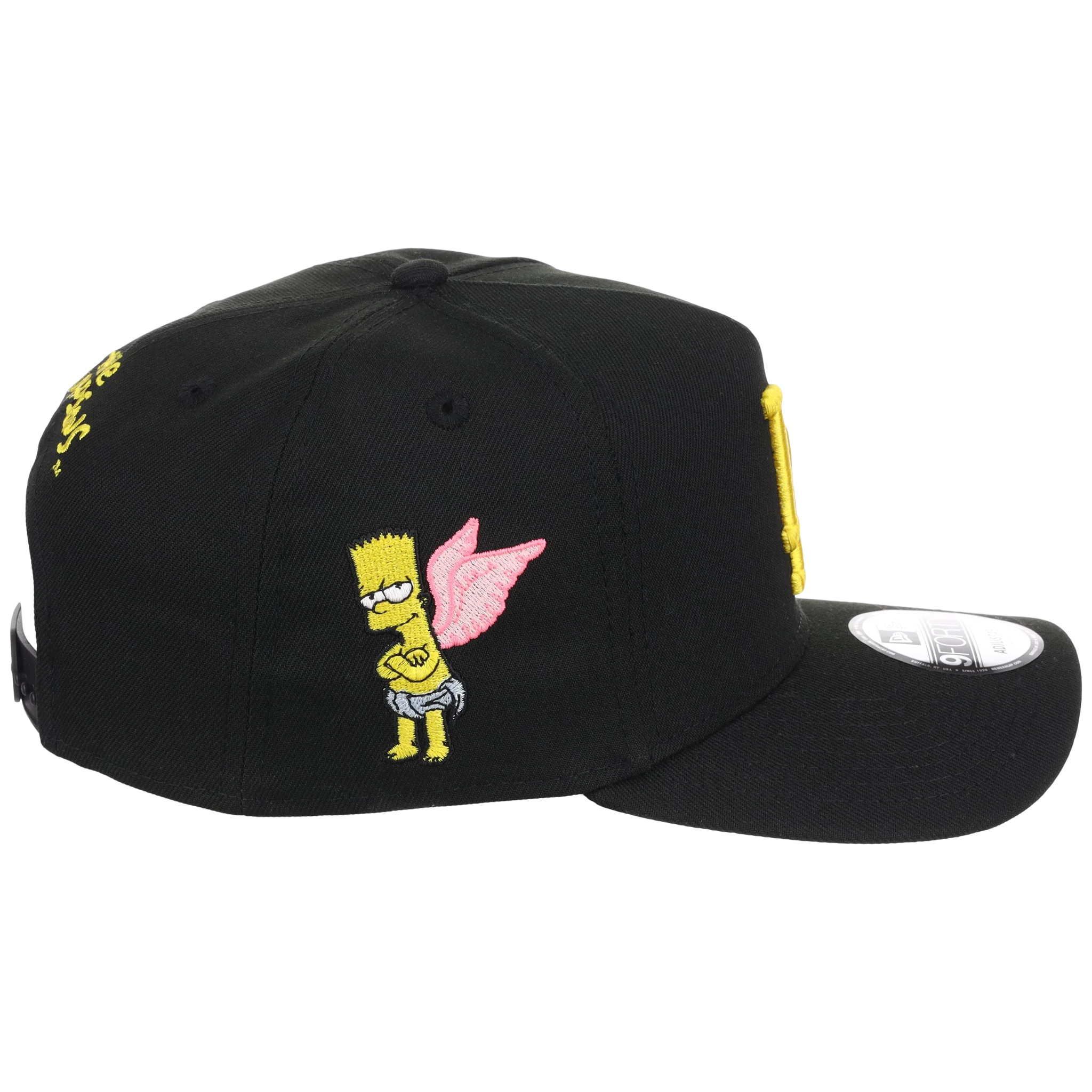 Los Angeles Dodgers MLB Simpsons Localized New Era 9FORTY - Palm - Black/Black - Image 3