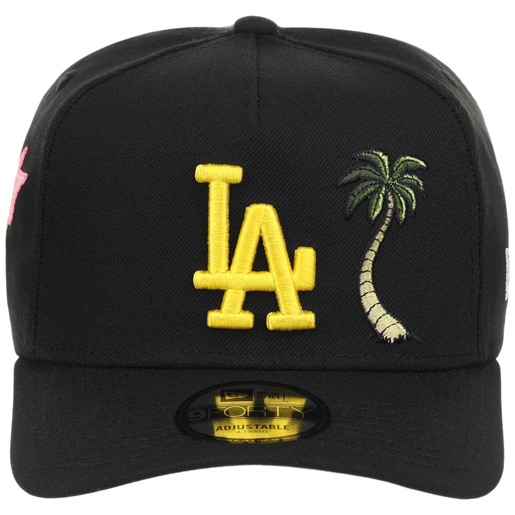Los Angeles Dodgers MLB Simpsons Localized New Era 9FORTY - Palm - Black/Black - Image 5