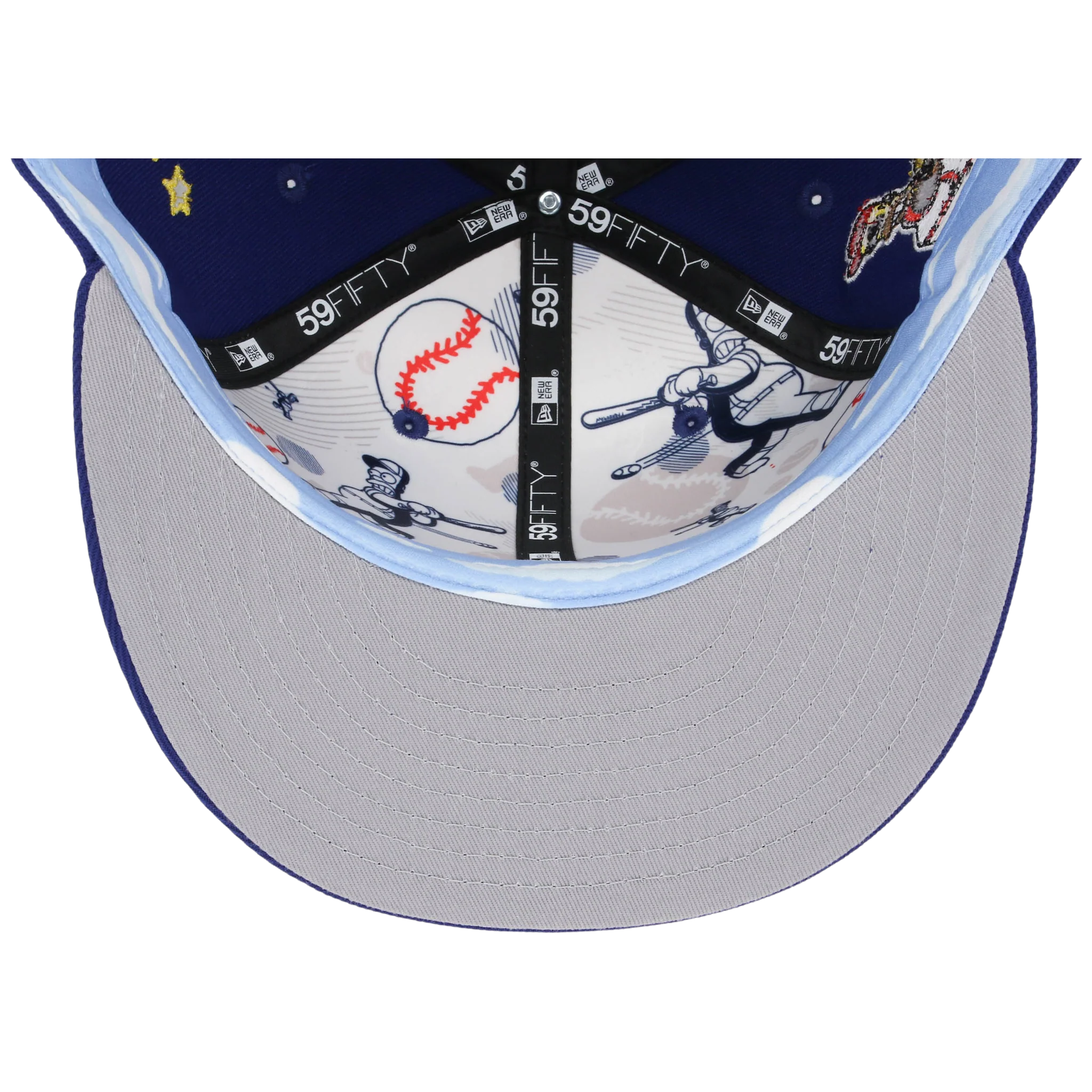 Los Angeles Dodgers MLB Simpsons Homer at the Bat 'Wonderbat' New Era 59FIFTY - Image 2