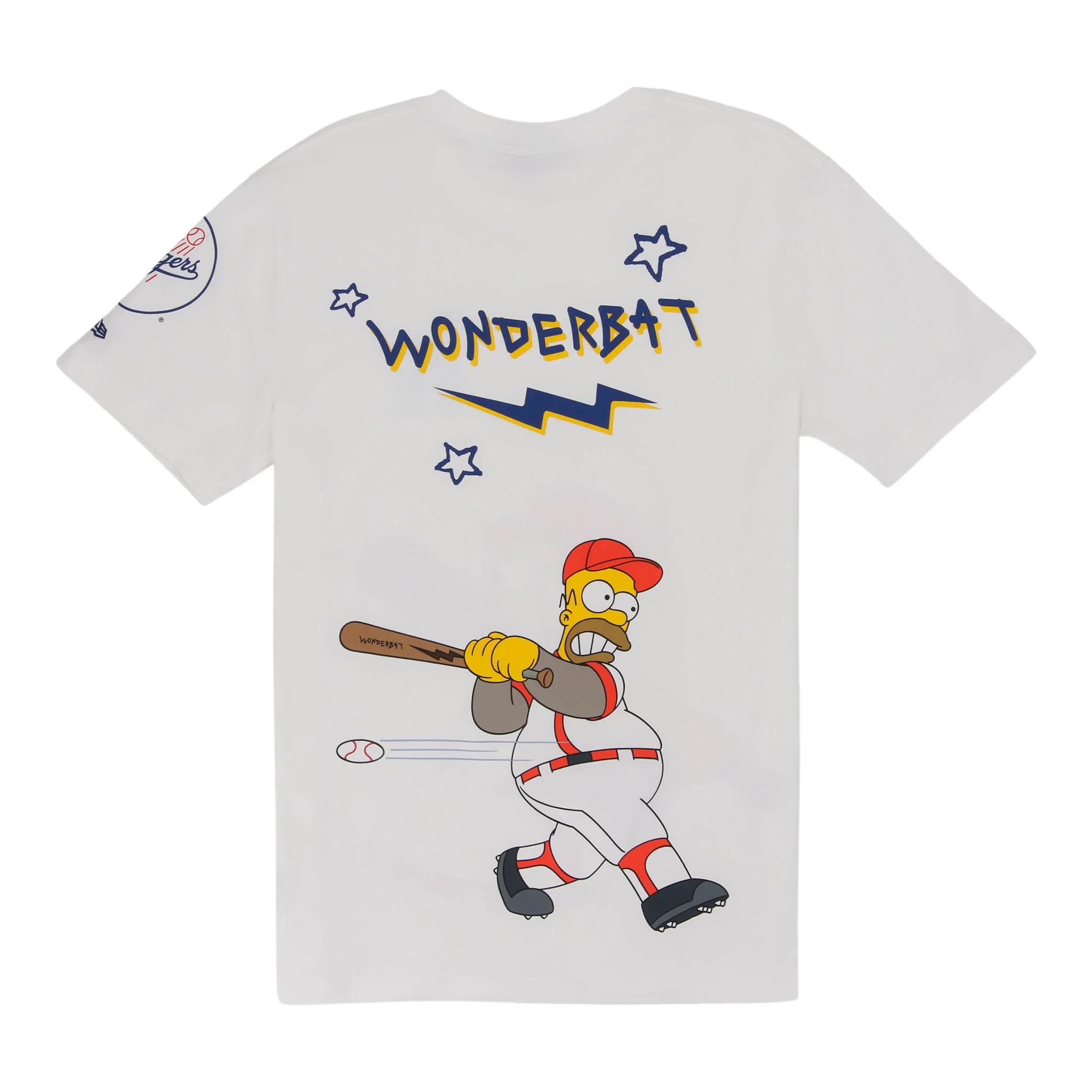 Los Angeles Dodgers MLB Simpsons Wonderbat New Era T-Shirt - Image 2