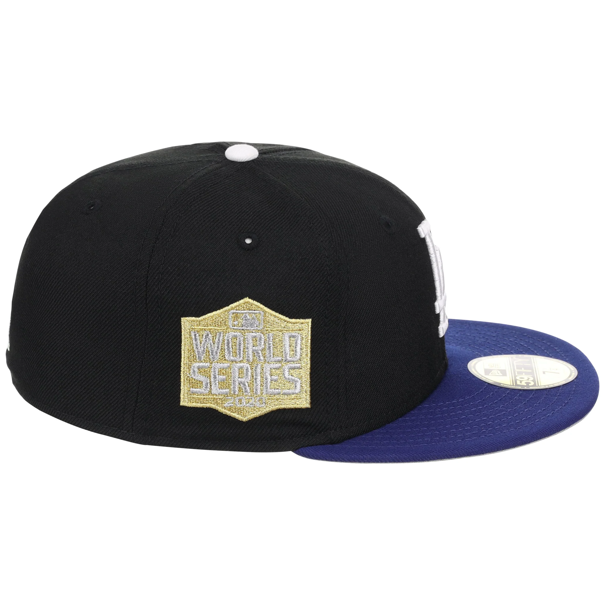 Los Angeles Dodgers MLB 'TOP 4' New Era 59FIFTY Collection - Black/Royal - Image 3