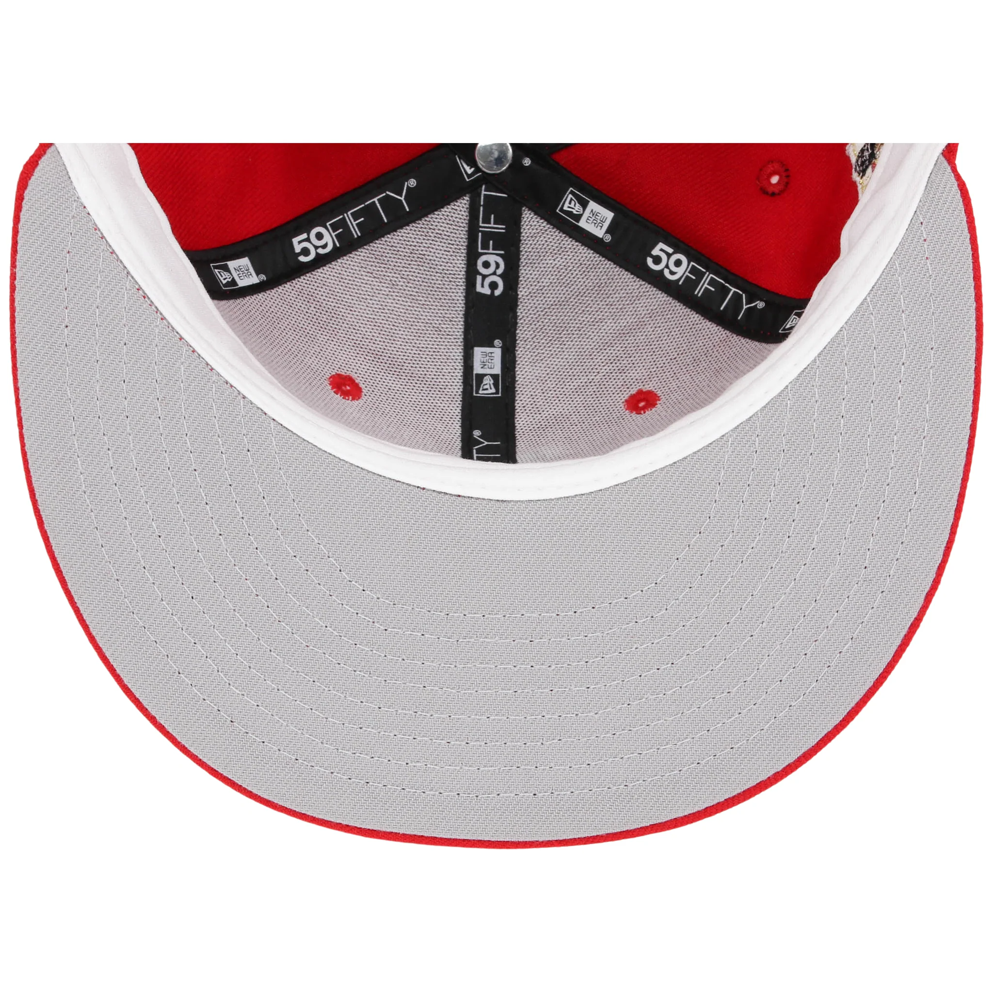 Los Angeles Dodgers MLB 'TOP 4' New Era 59FIFTY Collection - Red/Red - Image 2
