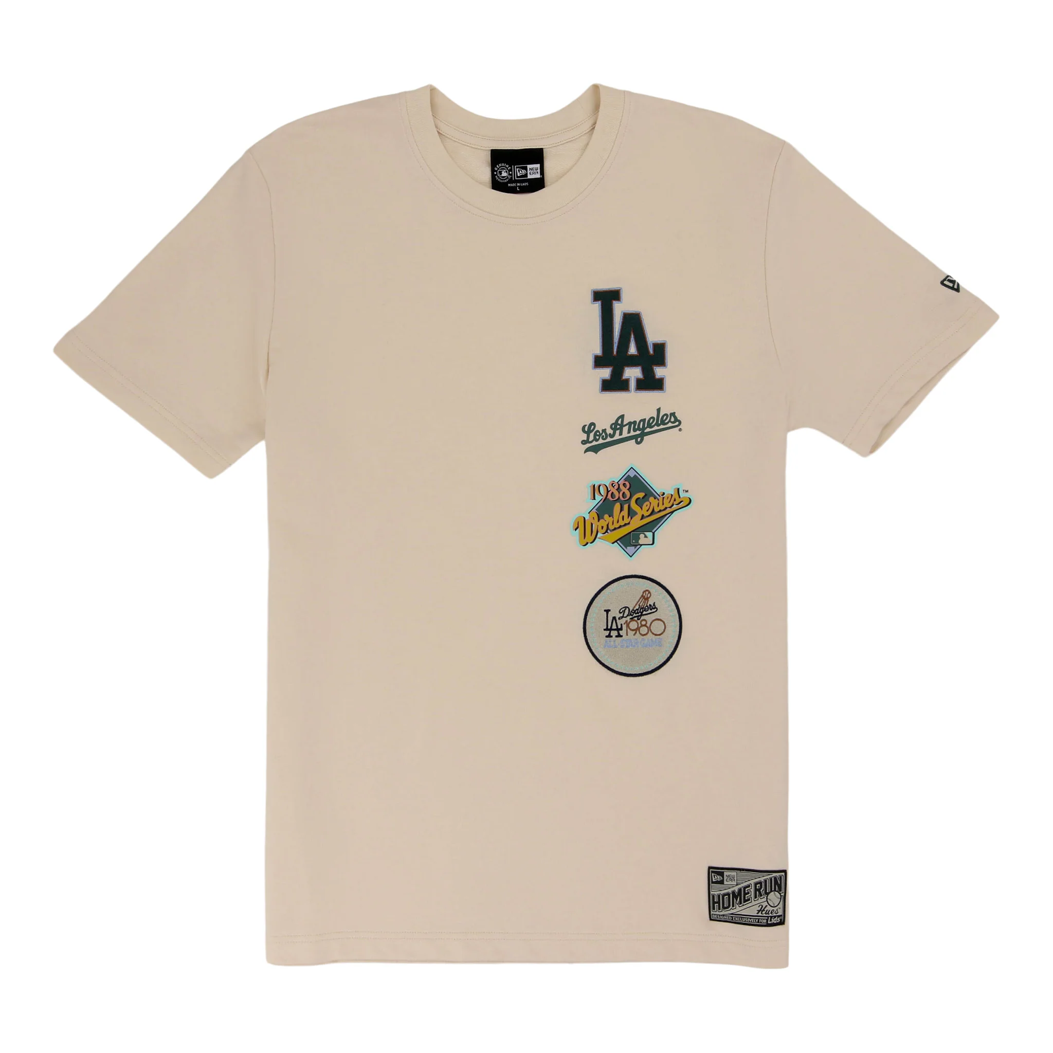 Los Angeles Dodgers Spring Color Collection New Era Stacked Tee