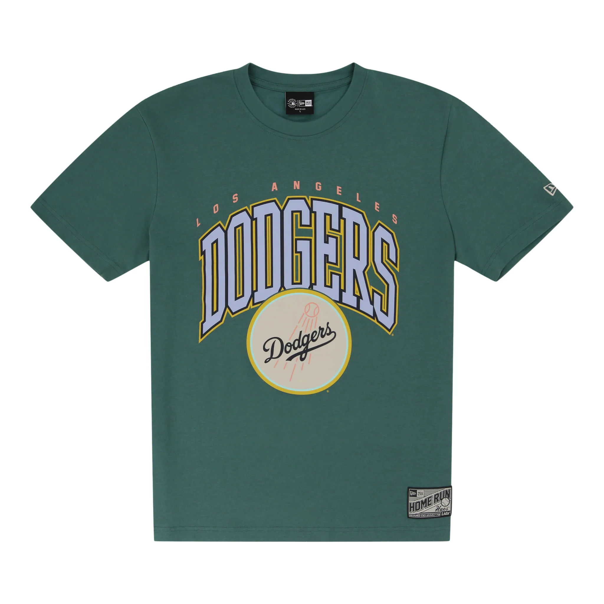 Los Angeles Dodgers Spring Color Collection New Era Teal Tee