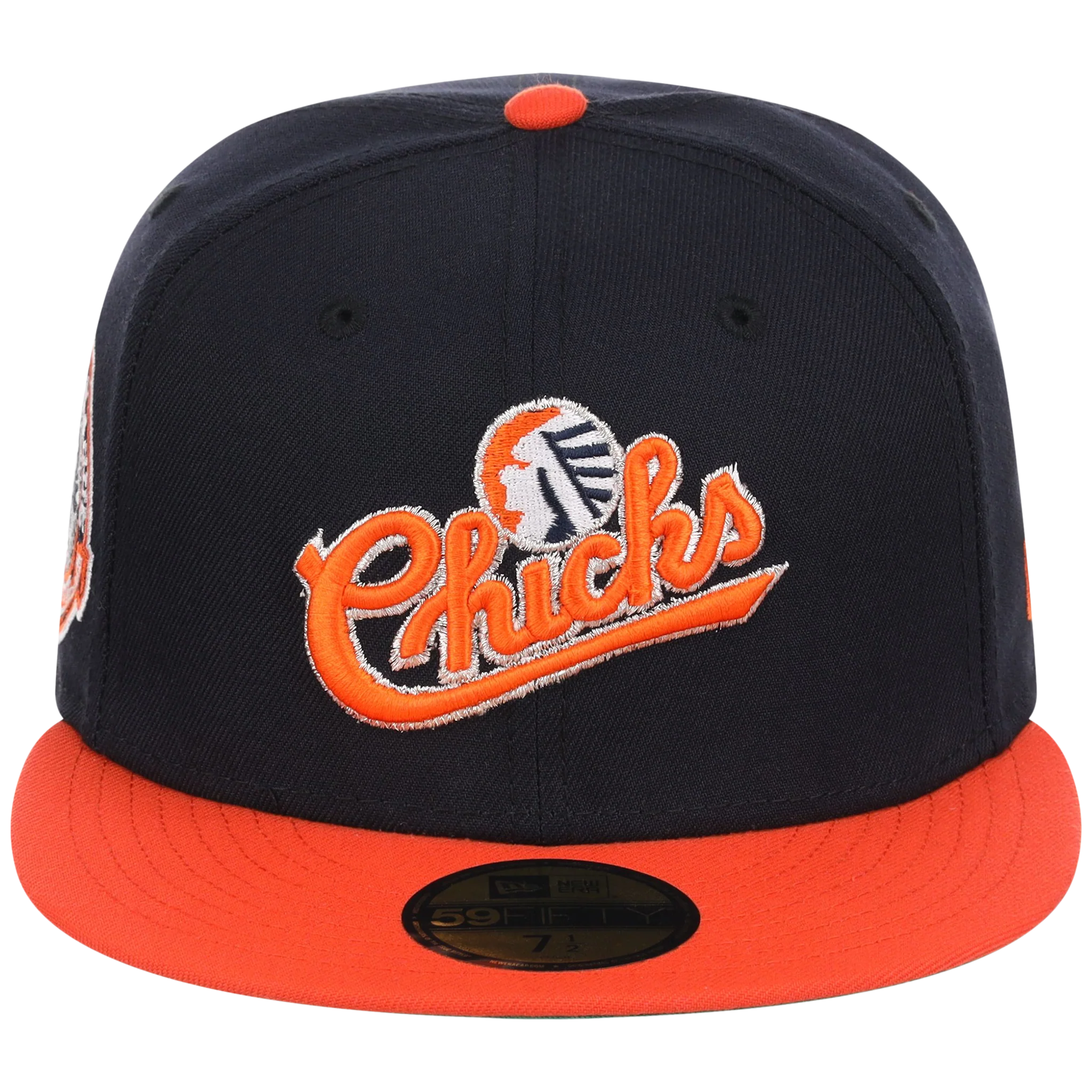 Memphis Chicks 8-bit Terror New Era 59FIFTY - Navy/Orange - Image 5