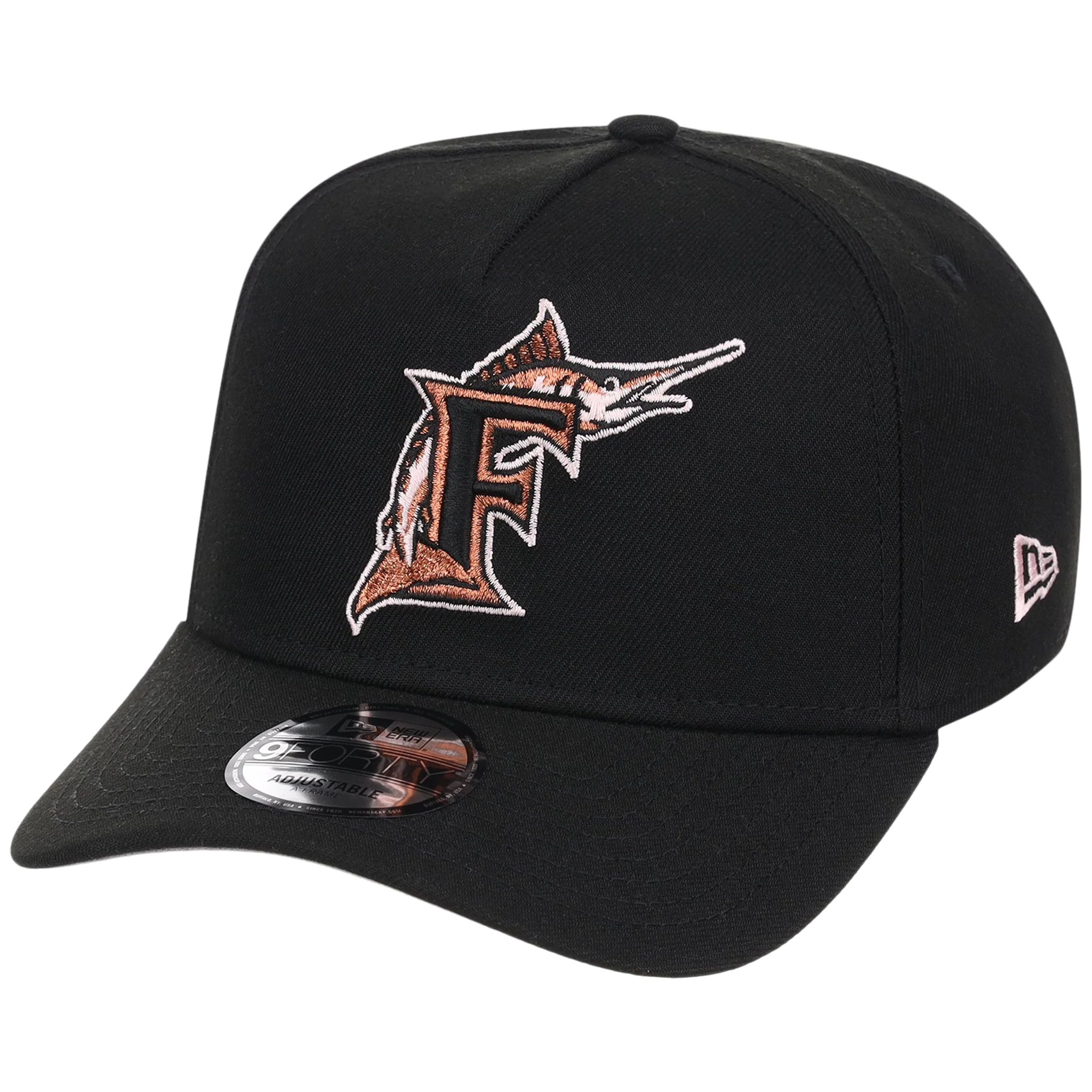 Miami Marlins MLB Copper Blush New Era 9FORTY - Image 4