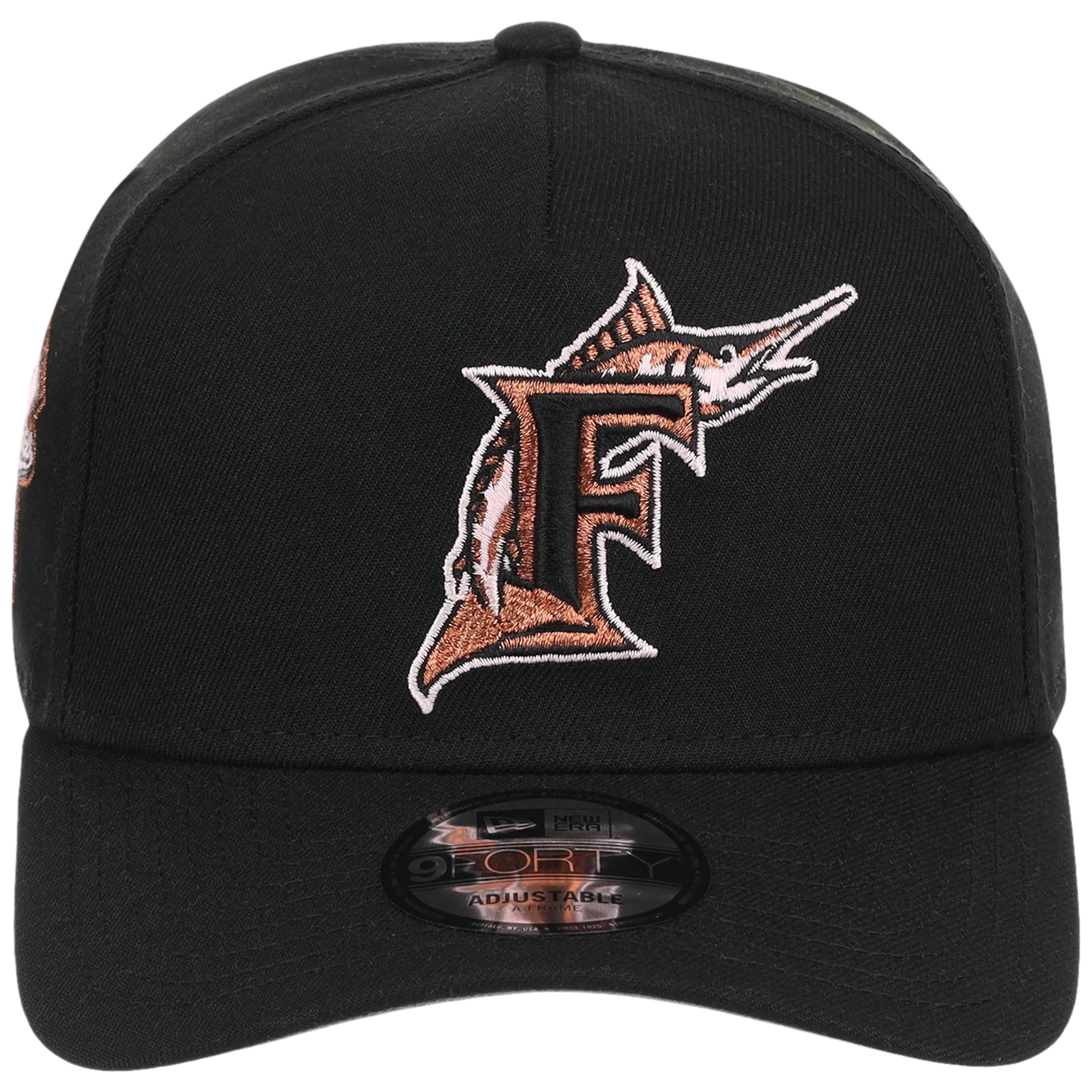 Miami Marlins MLB Copper Blush New Era 9FORTY - Image 5