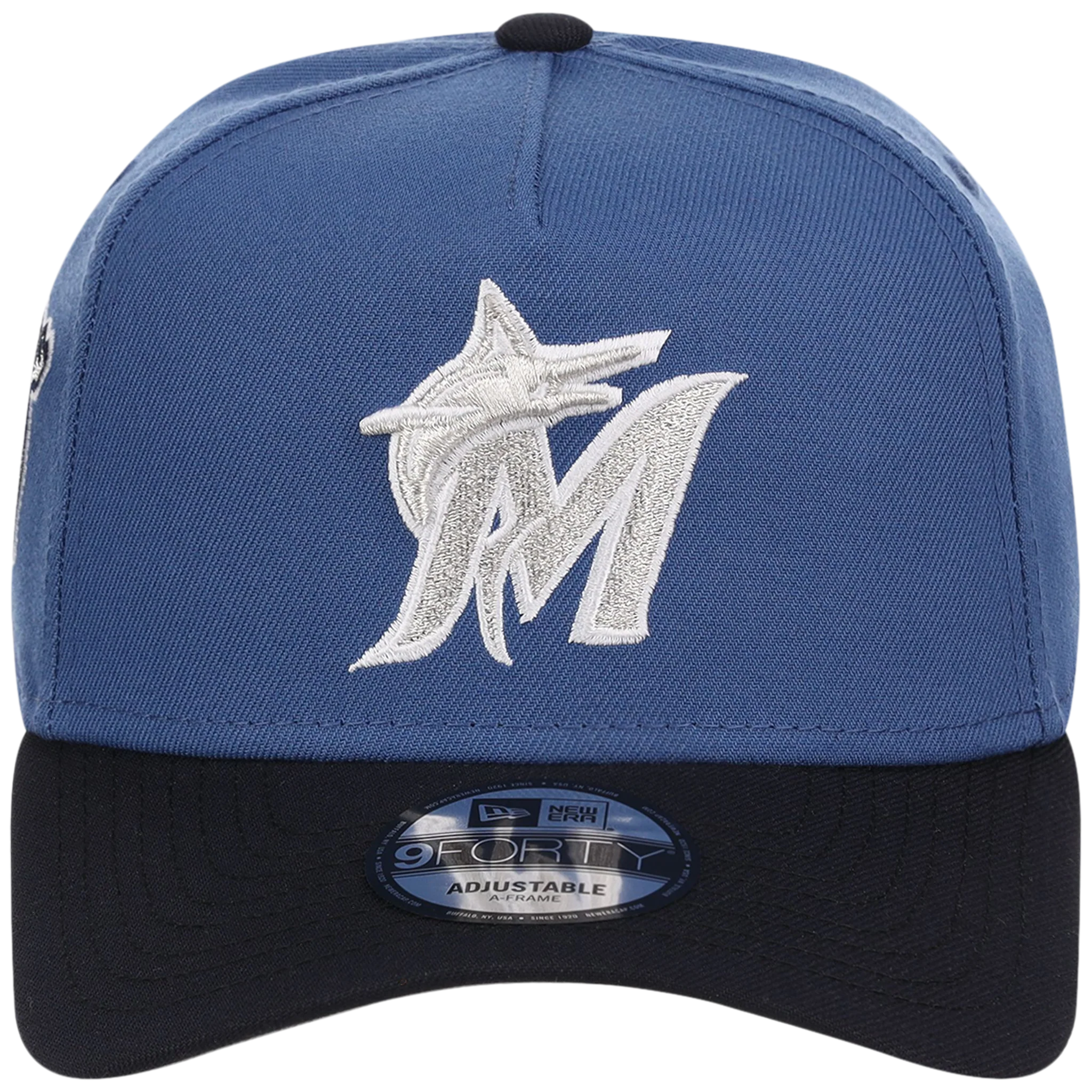 Miami Marlins MLB Indigo Navy New Era 9FORTY - Image 5