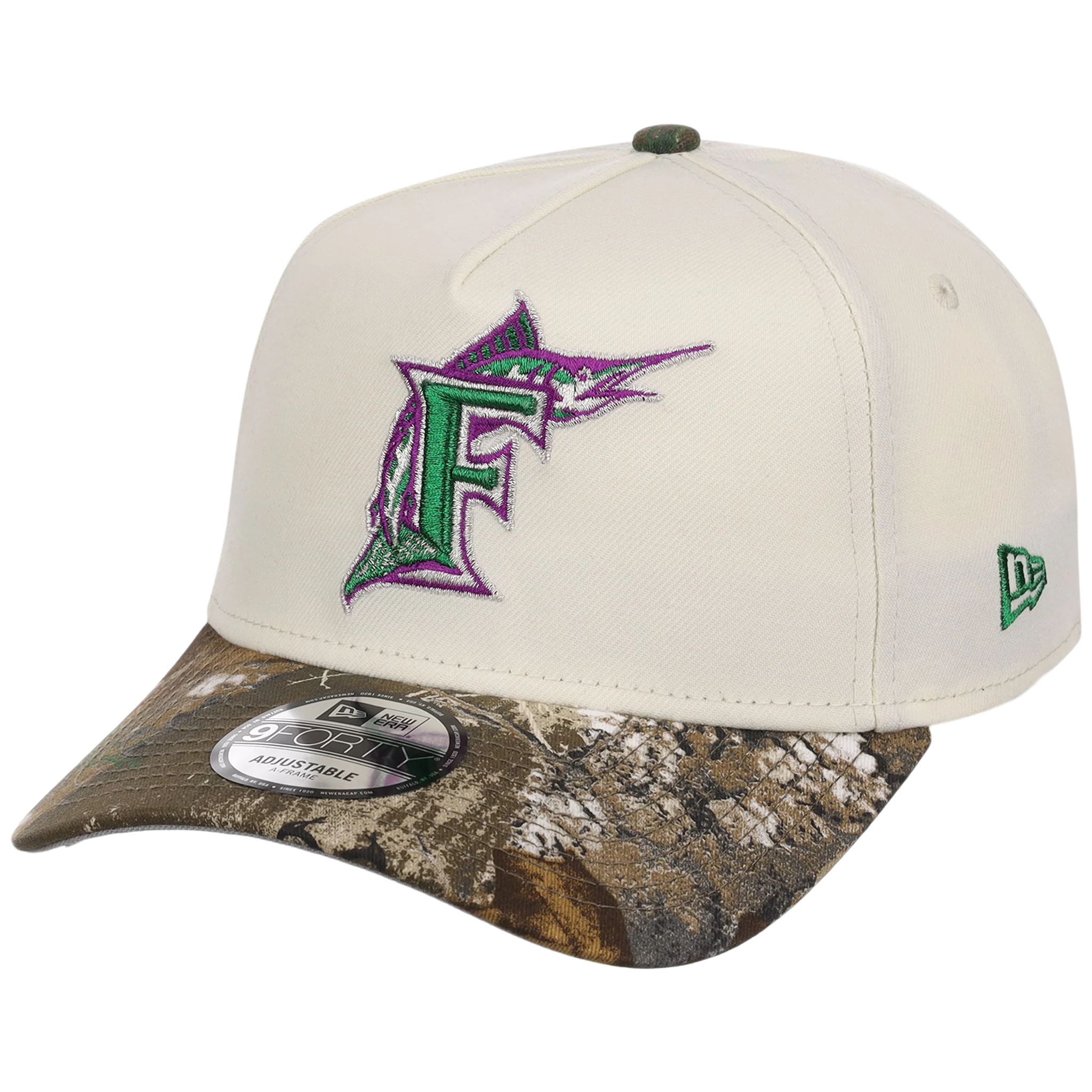 Miami Marlins MLB Purple Trees New Era 9FORTY - Image 4