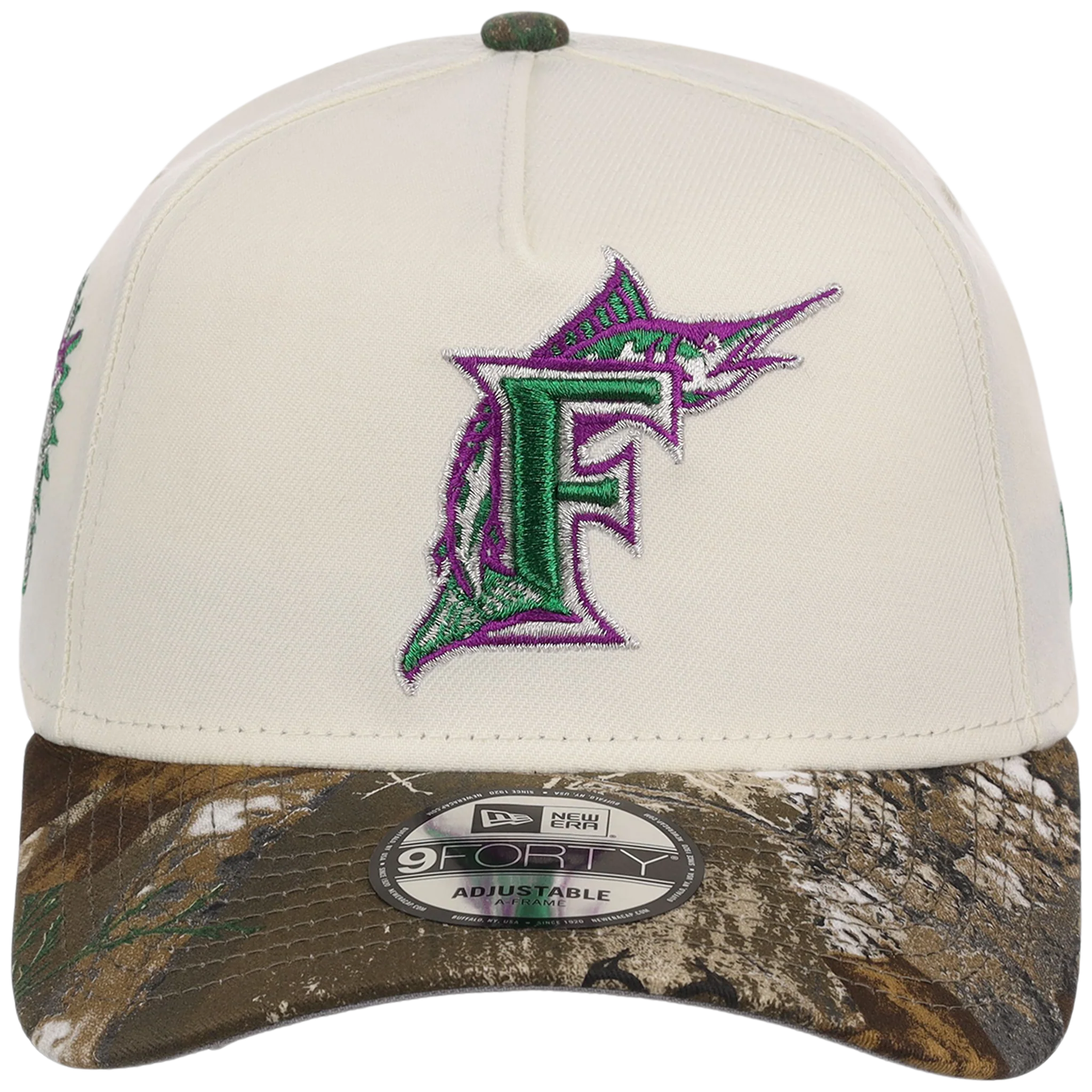 Miami Marlins MLB Purple Trees New Era 9FORTY - Image 5