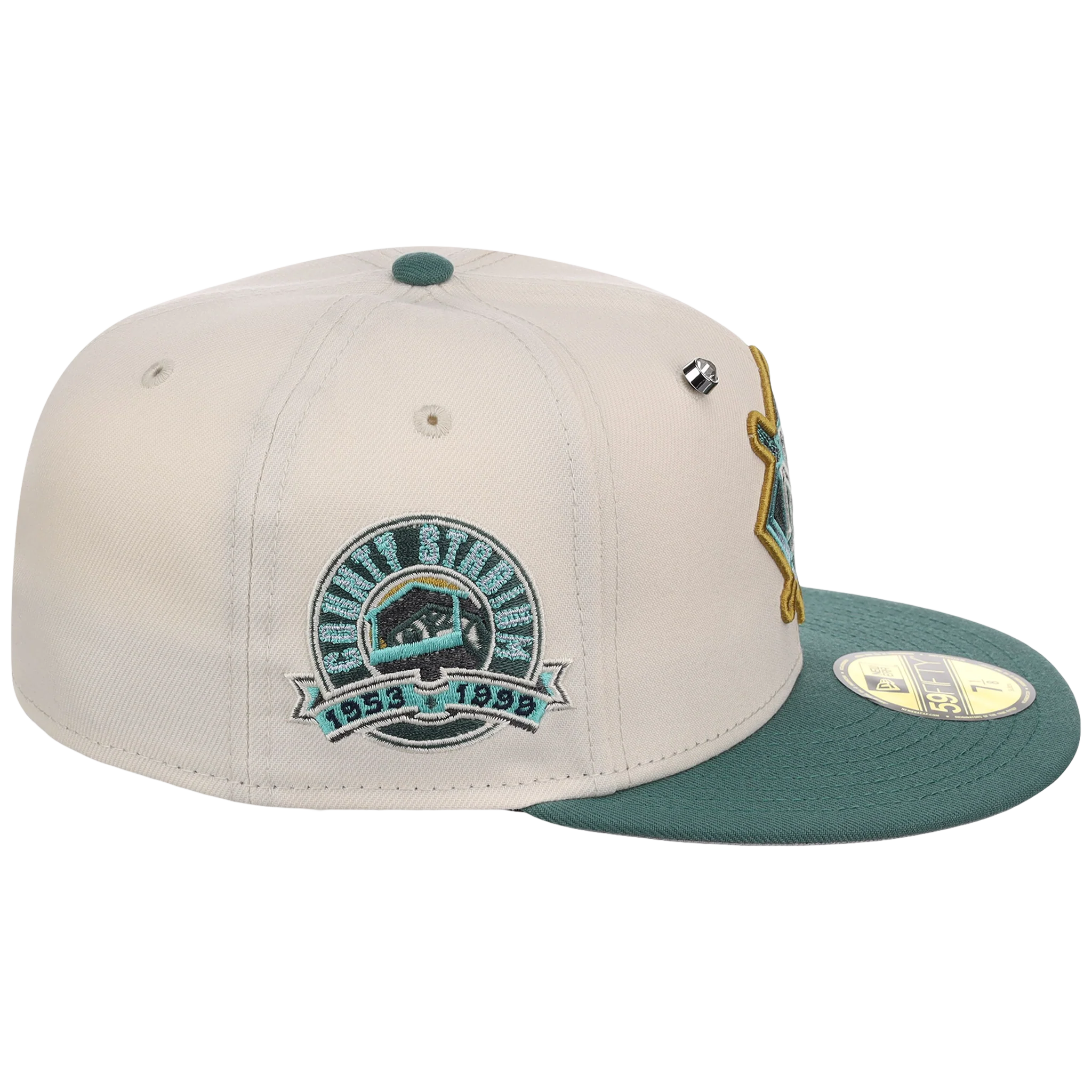 Milwaukee Brewers MLB Cream Lichen New Era 59FIFTY - Image 3
