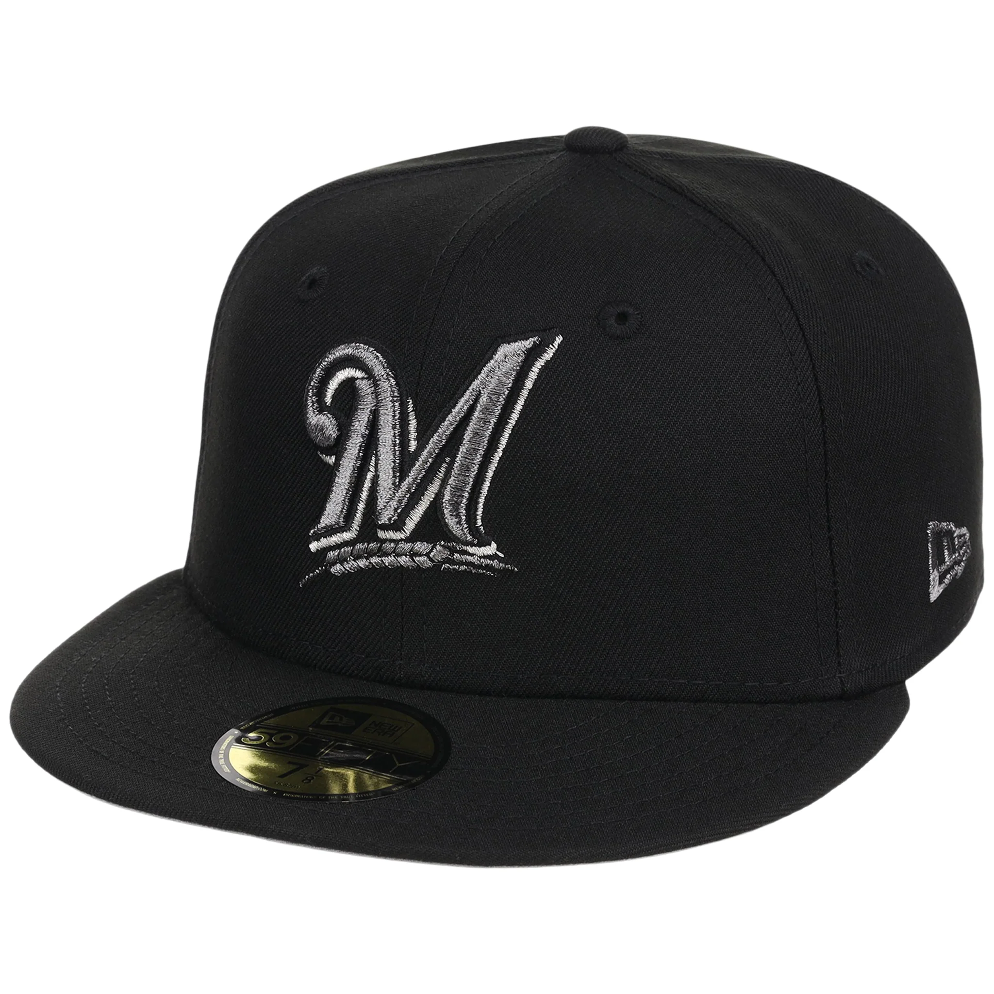 Milwaukee Brewers MLB Liquid Titanium New Era 59FIFTY - Image 4