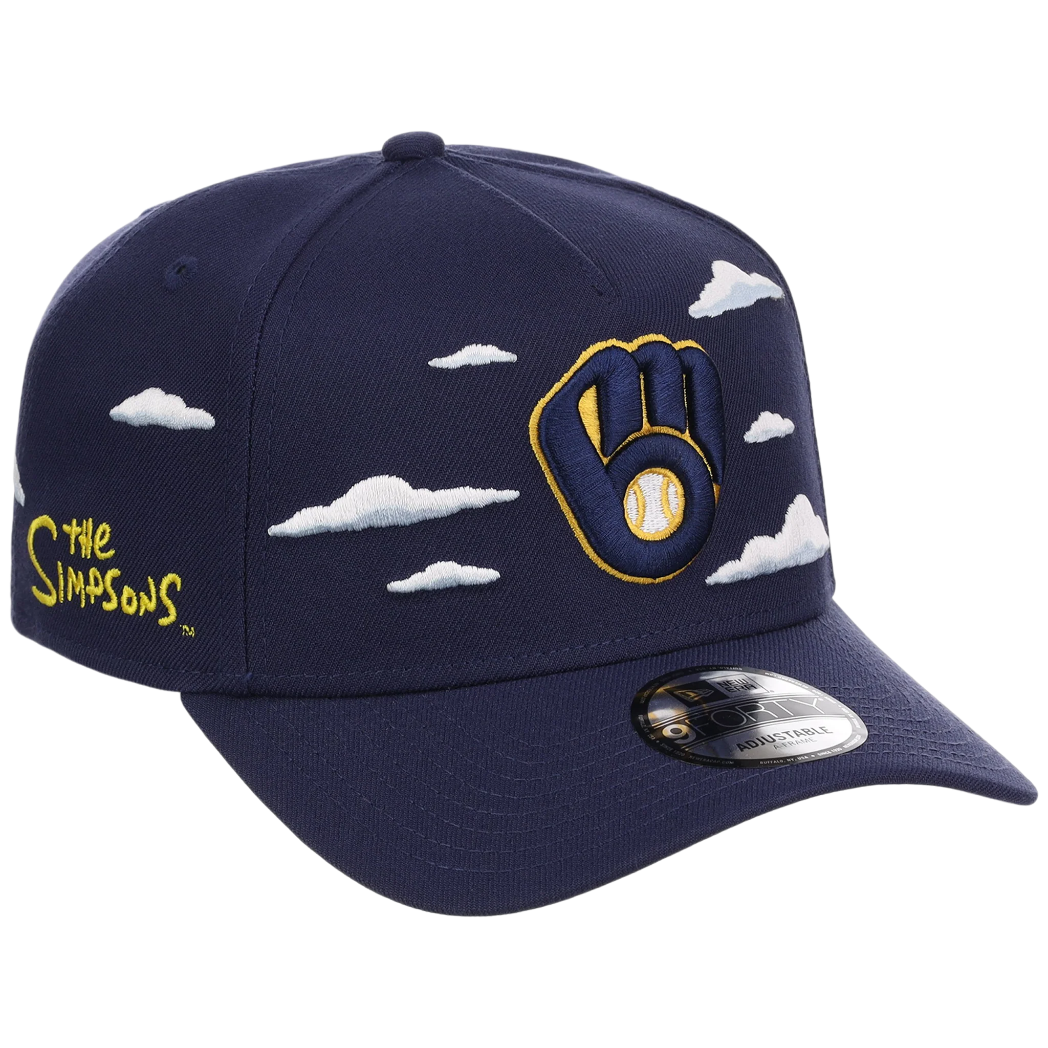 Milwaukee Brewers MLB Simpsons 'Clouds' New Era 9FORTY