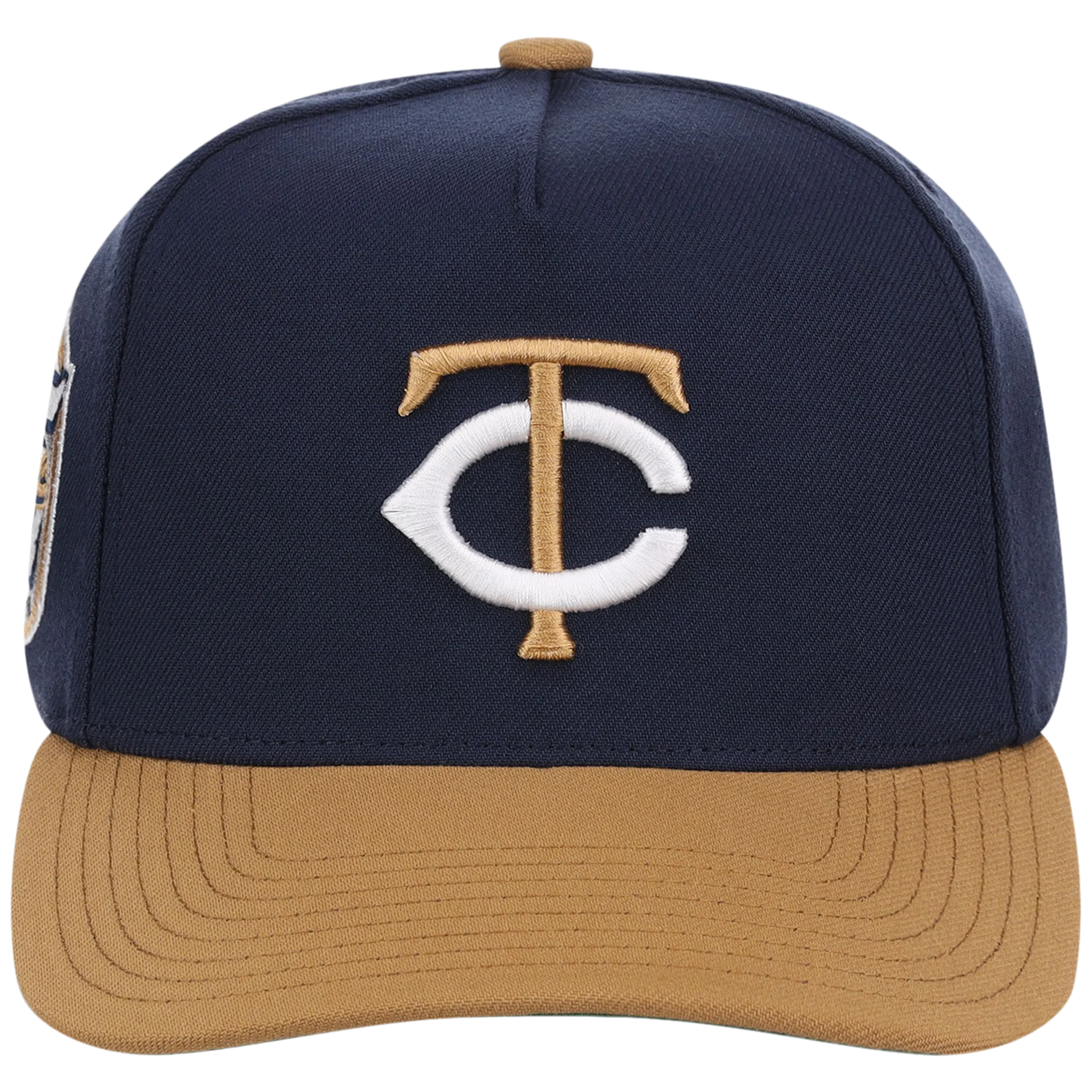 Minnesota Twins Mitchell & Ness MLB 'Era Flip' Heritage Series Pro Pinch - Navy/Tan - Image 5