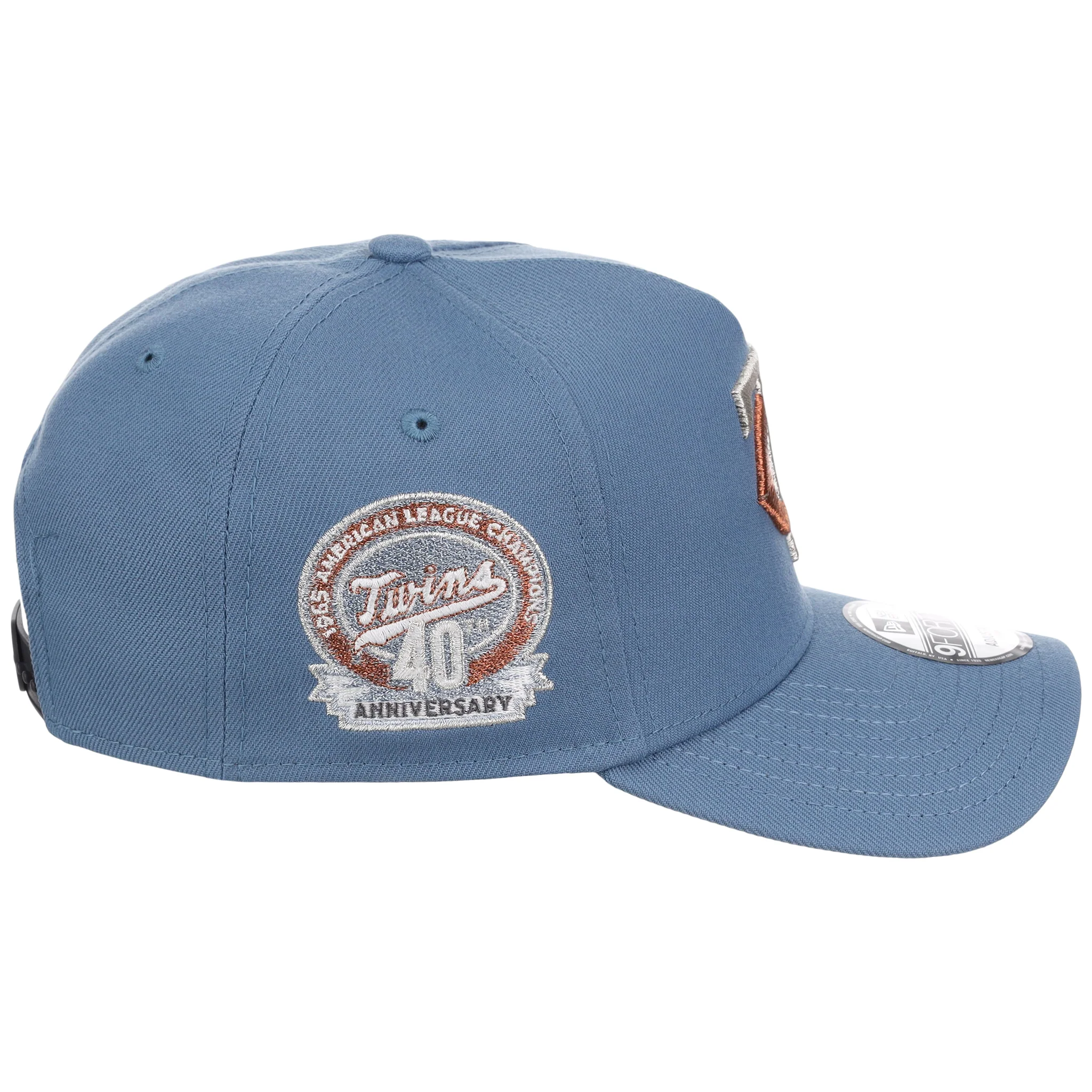Minnesota Twins MLB Faded Blue New Era 9FORTY - Image 3
