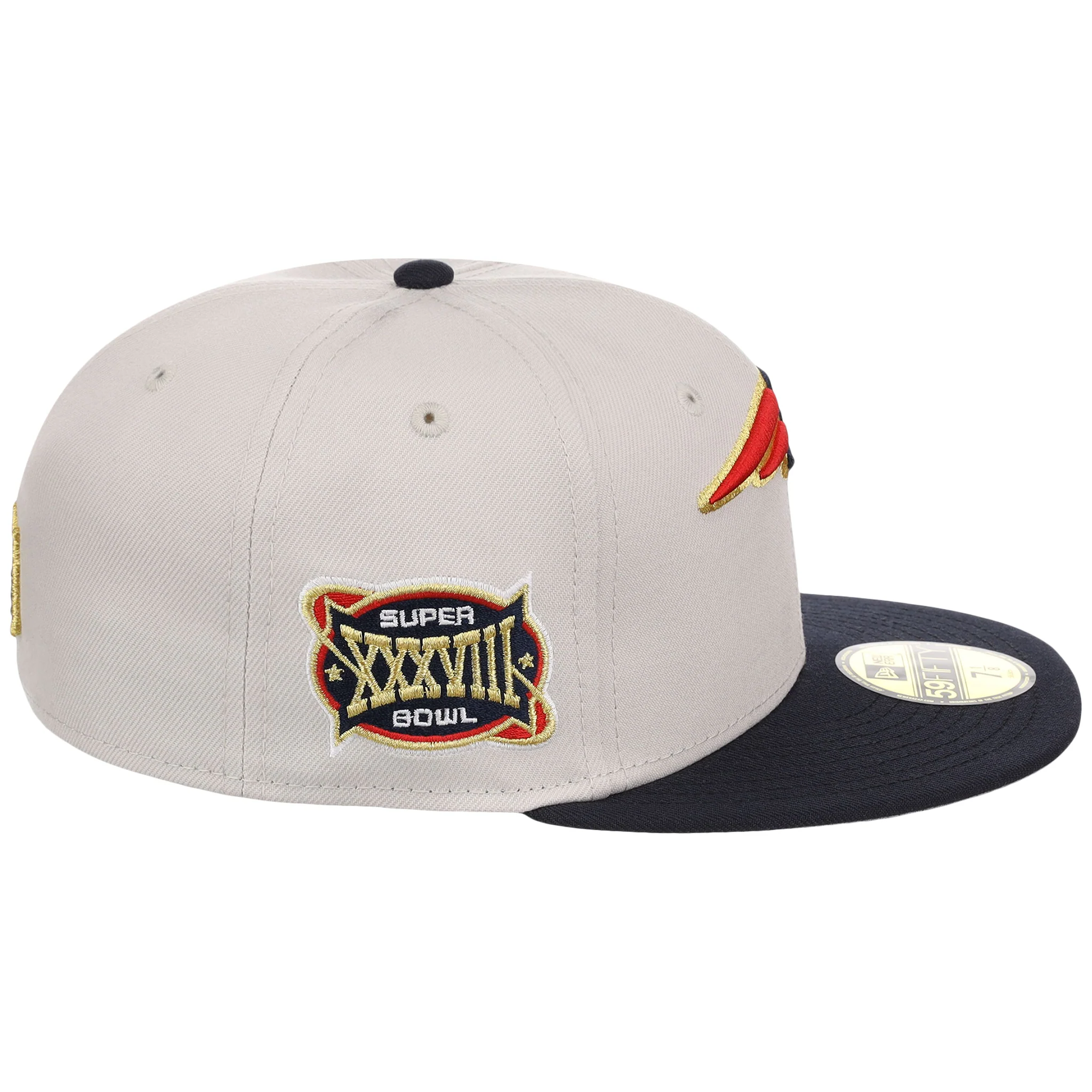 New England Patriots Boston Crown the City New Era 59FIFTY - Stone - Image 3