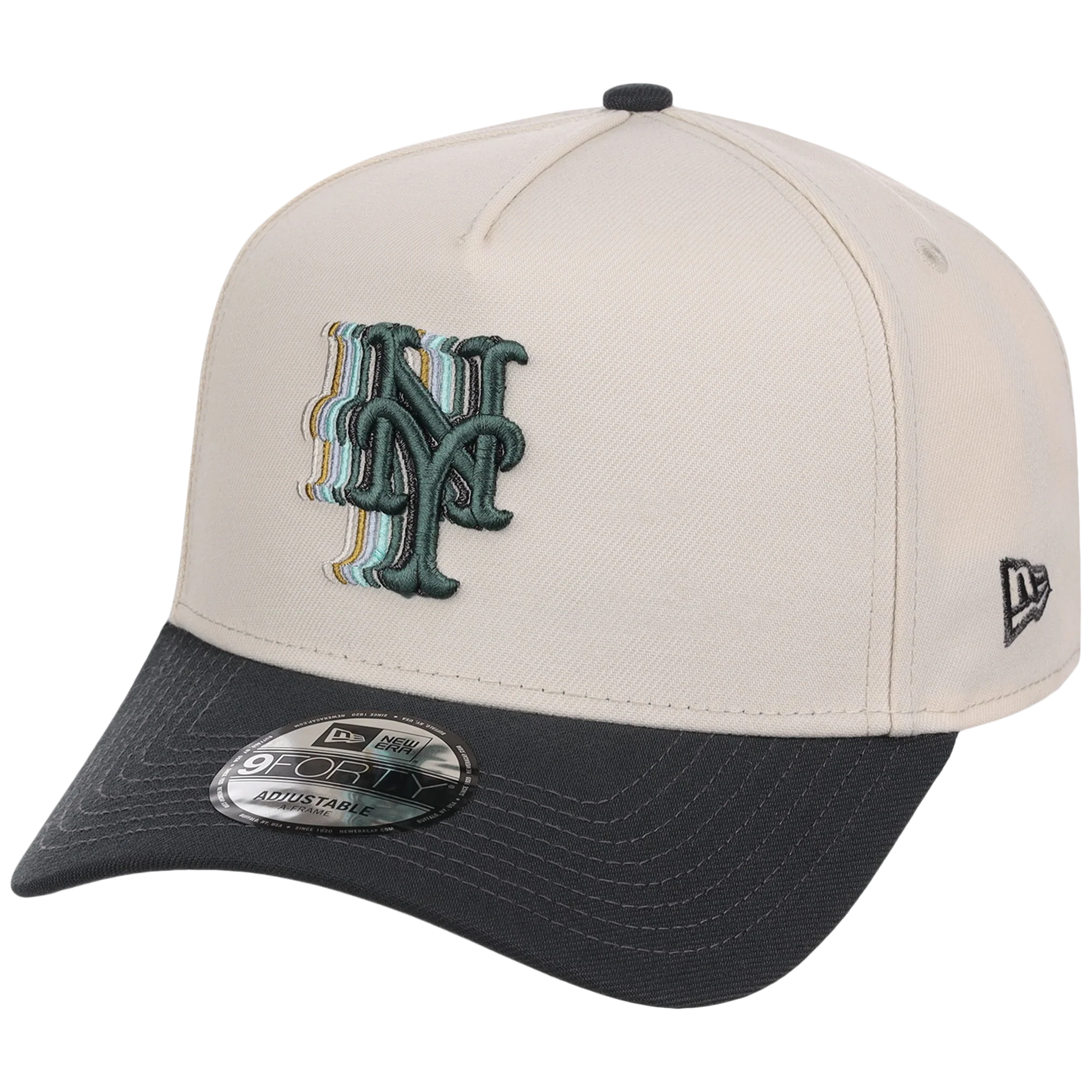 New York Mets MLB Cream Clouds New Era 9FORTY - Image 4