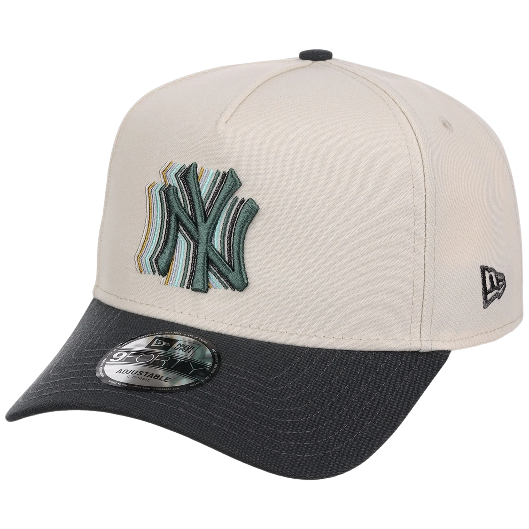 New York Yankees MLB Cream Clouds New Era 9FORTY - Image 4