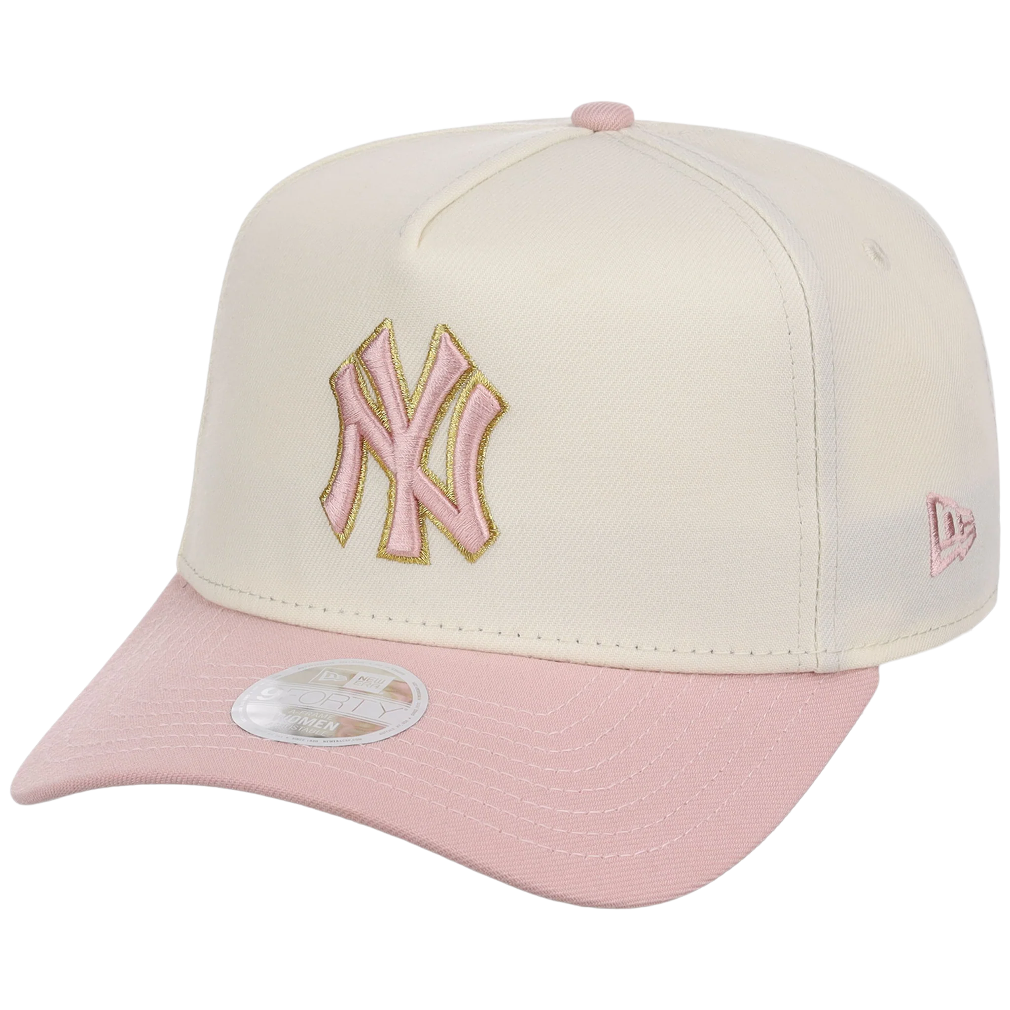 New York Yankees MLB 'Petal Dust' Women's New Era 9FORTY - Image 4