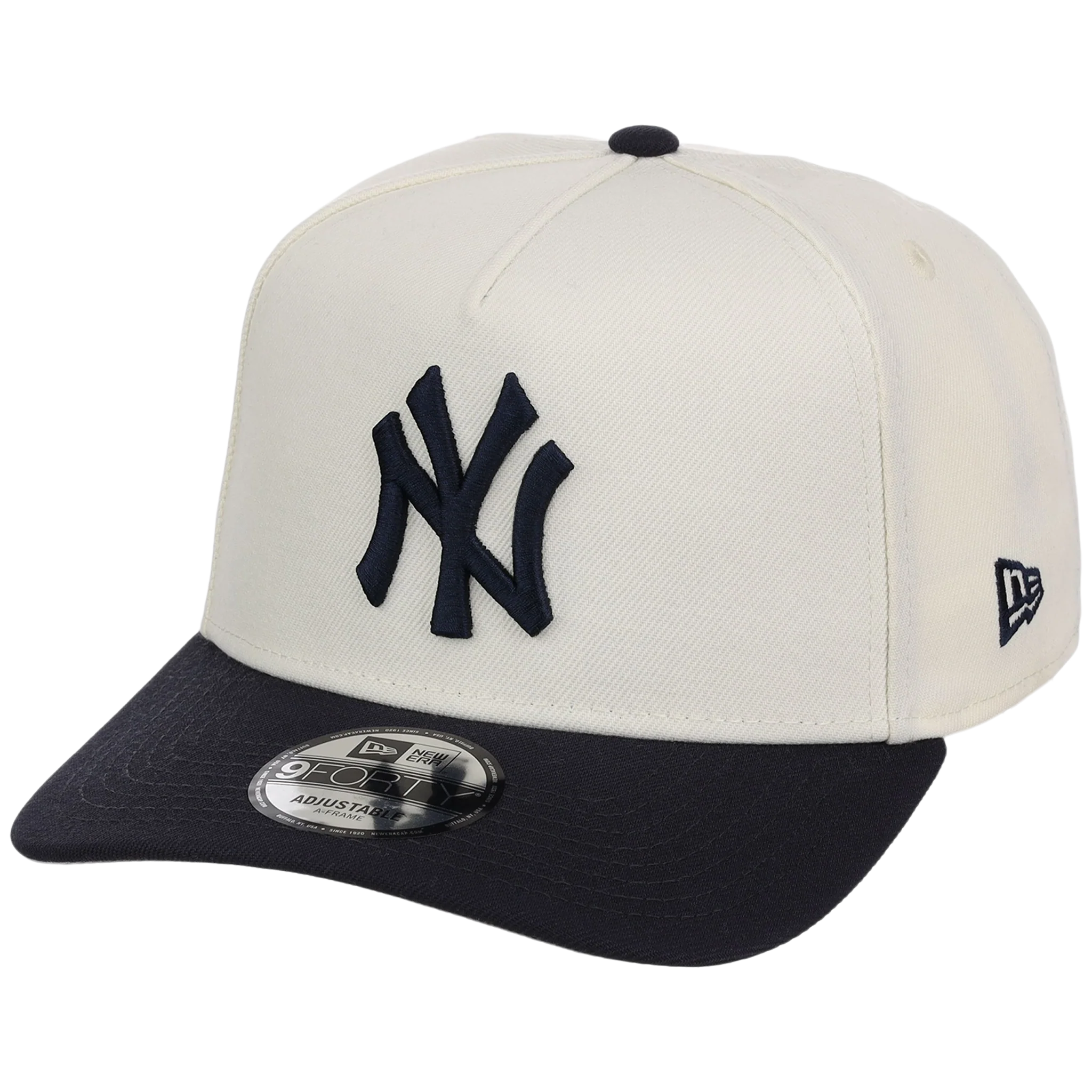 New York Yankees MLB Simpsons Localized New Era 9FORTY - Liberty - Cream/Navy - Image 4