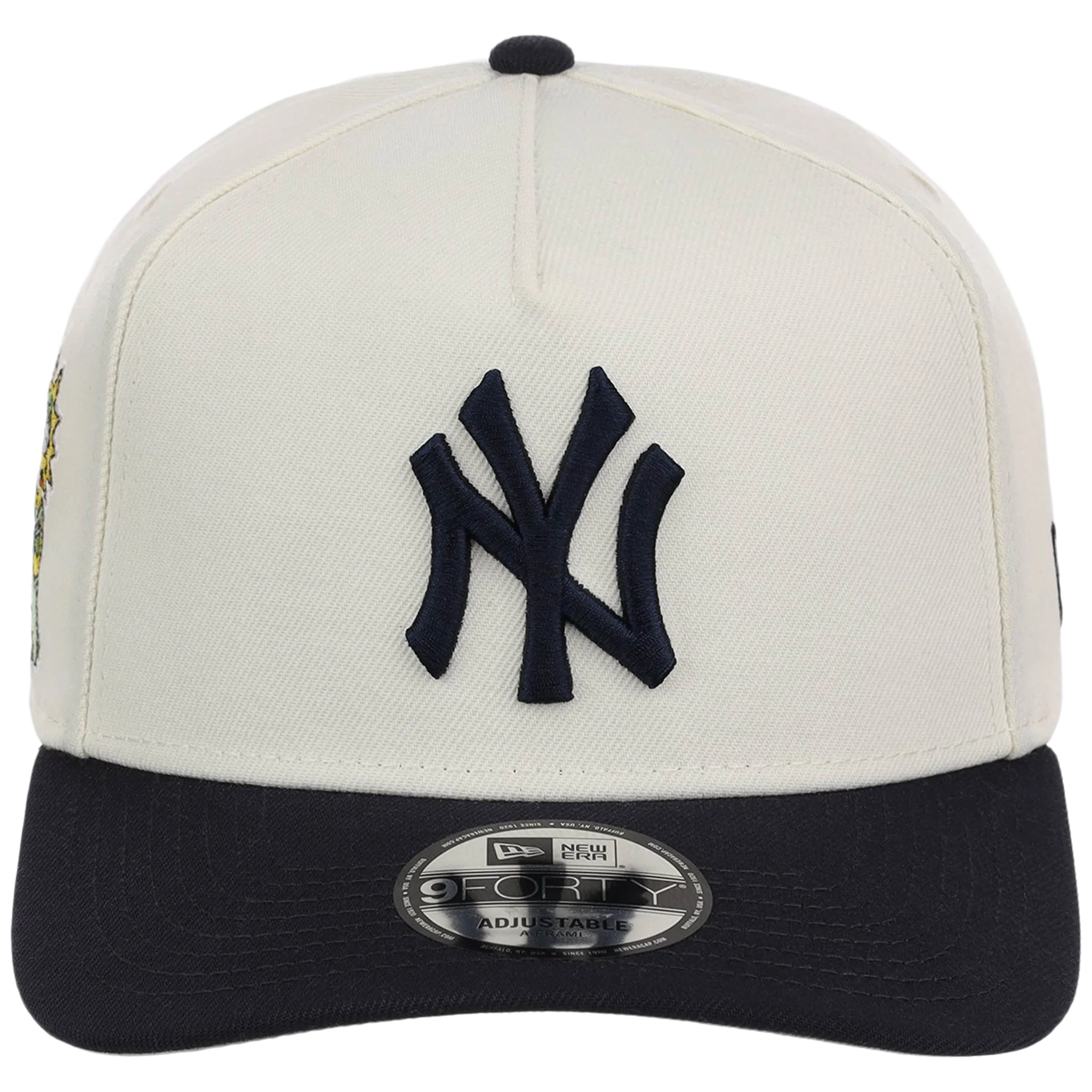 New York Yankees MLB Simpsons Localized New Era 9FORTY - Liberty - Cream/Navy - Image 5