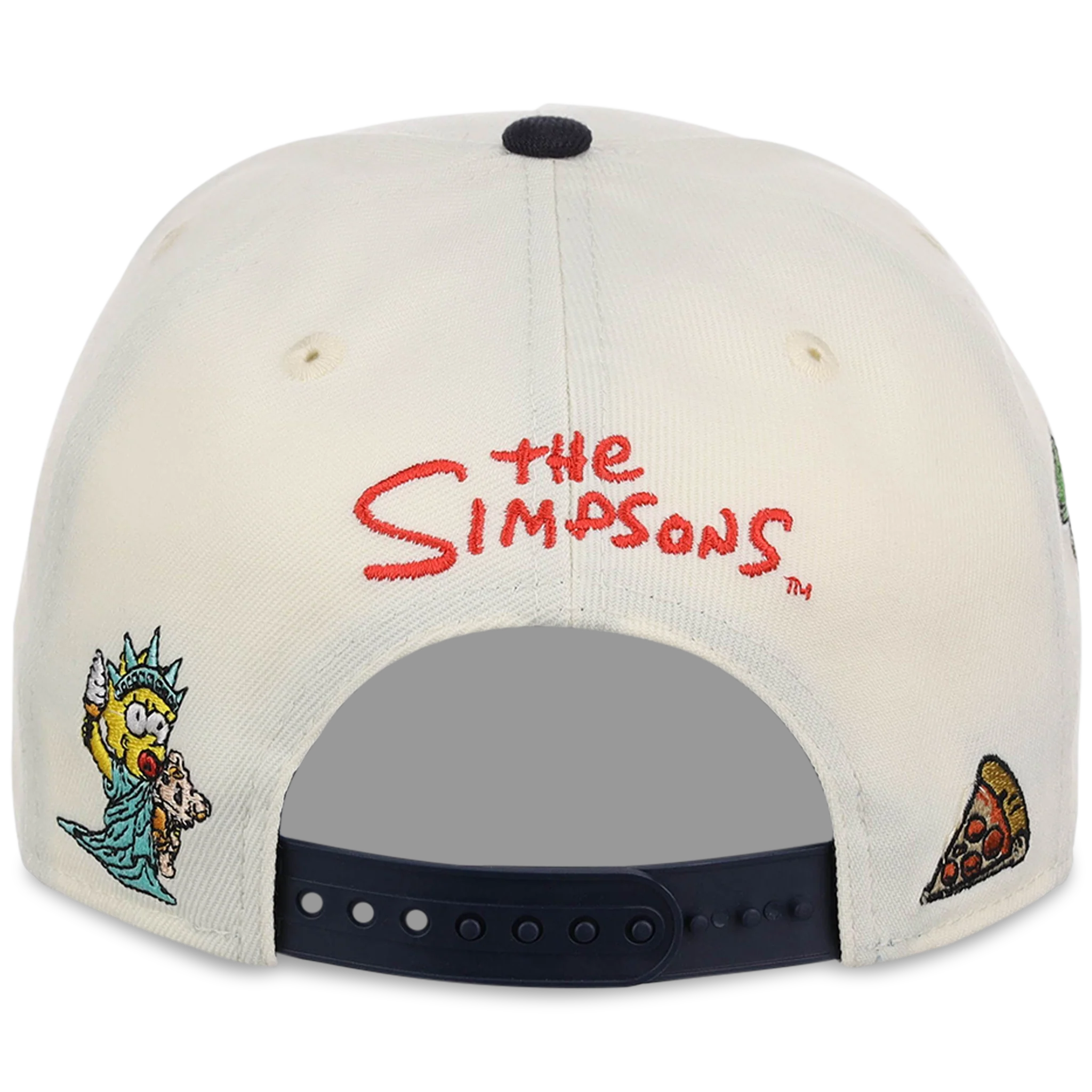 New York Yankees MLB Simpsons Localized New Era 9FORTY - Liberty - Cream/Navy - Image 7
