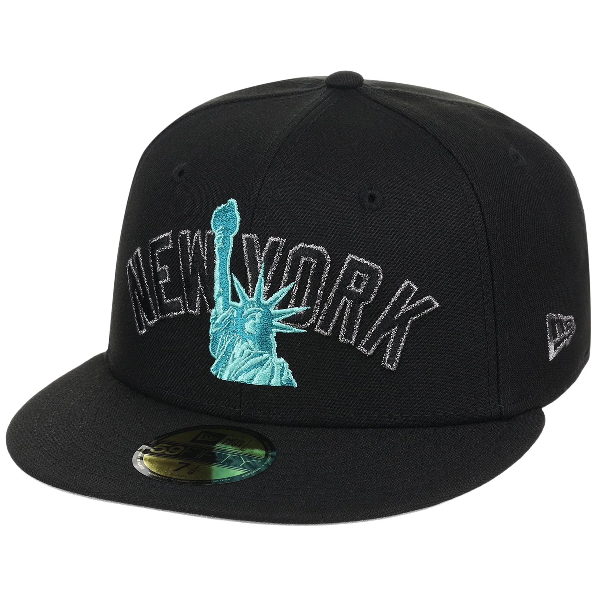 New York Yankees - New York Crown the City -  Liberty New Era 59FIFTY - Black/Black - Image 4