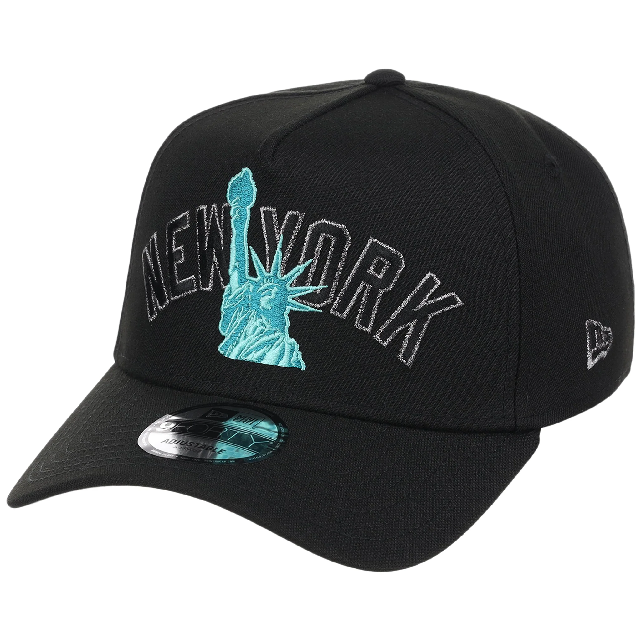New York Yankees - New York Crown the City -  Liberty  New Era 9FORTY - Black/Black - Image 4