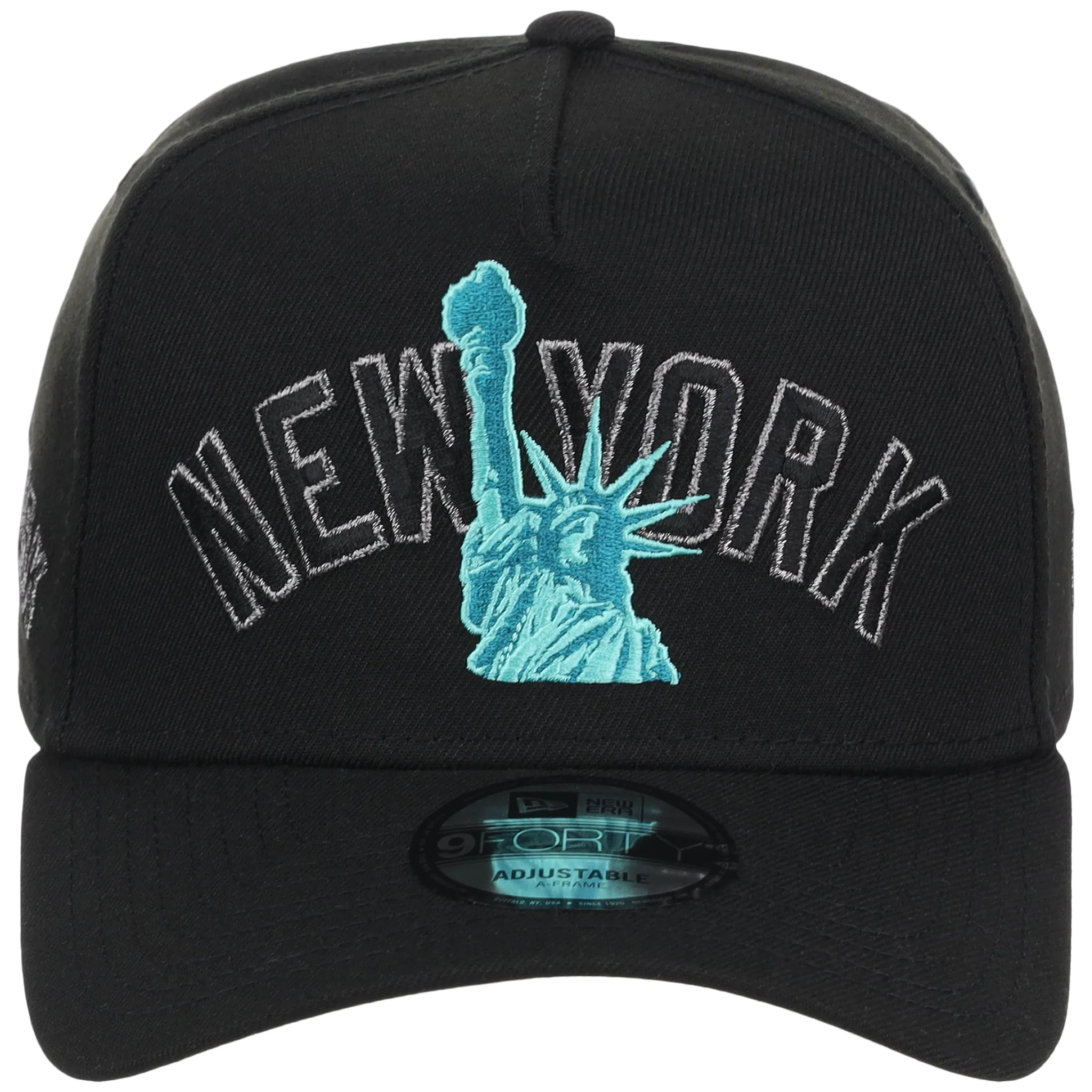 New York Yankees - New York Crown the City -  Liberty  New Era 9FORTY - Black/Black - Image 5
