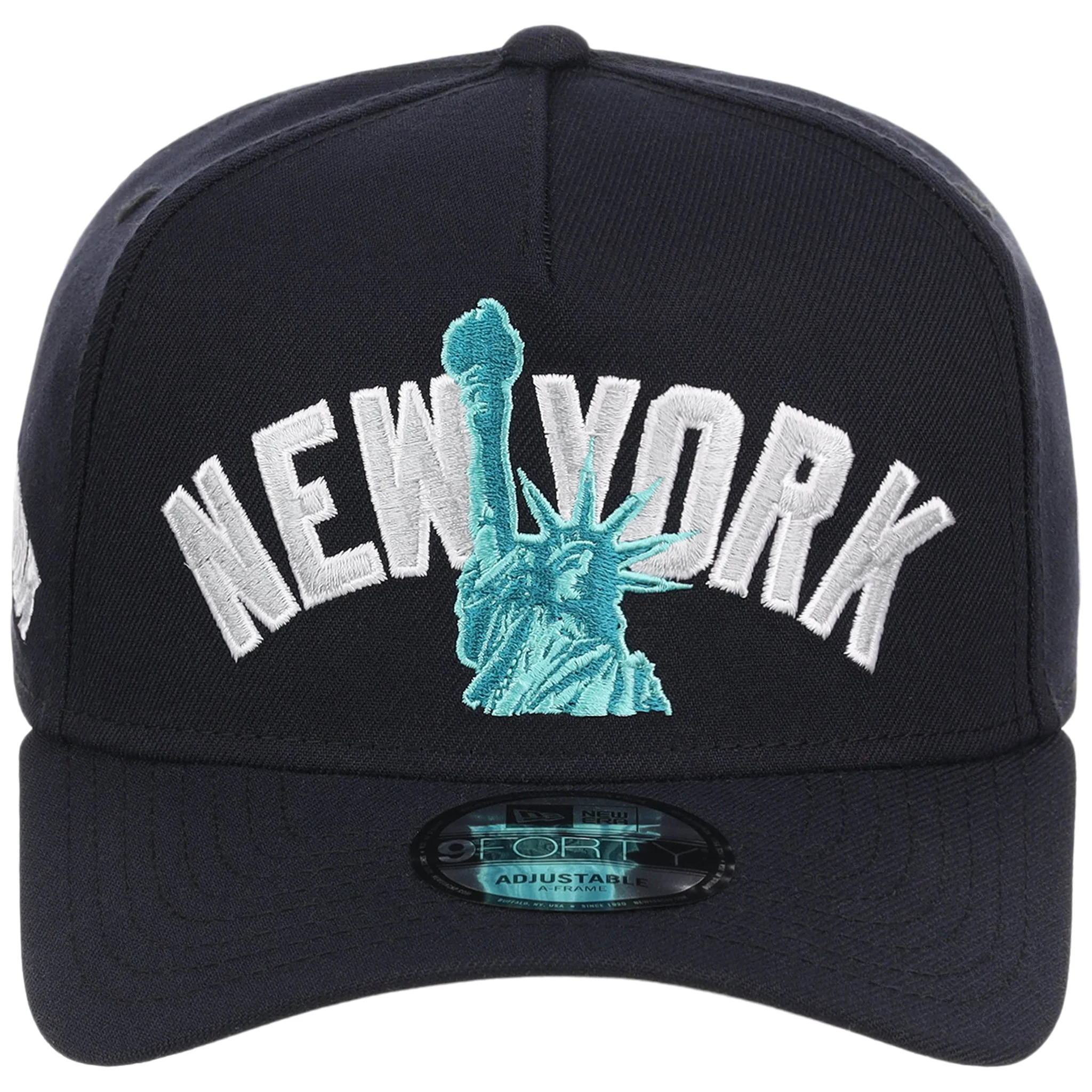 New York Yankees - New York Crown the City -  Liberty  New Era 9FORTY - Navy/Navy - Image 5