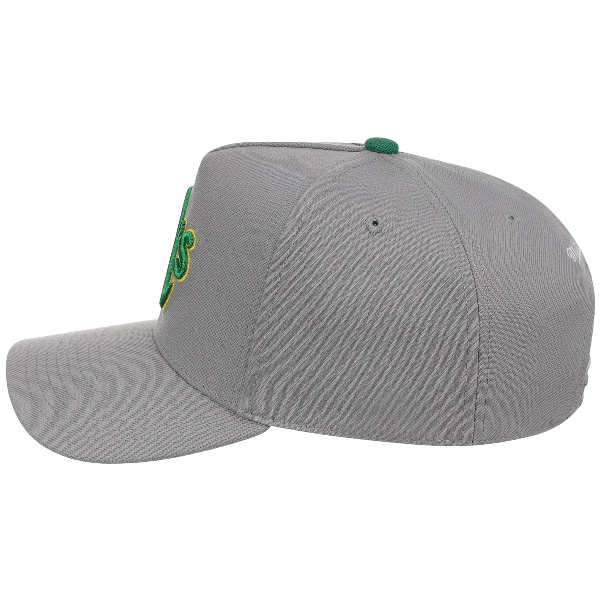 Oakland Athletics Mitchell & Ness MLB 'Era Flip' Heritage Series Pro Pinch - Grey/Grey - Image 6